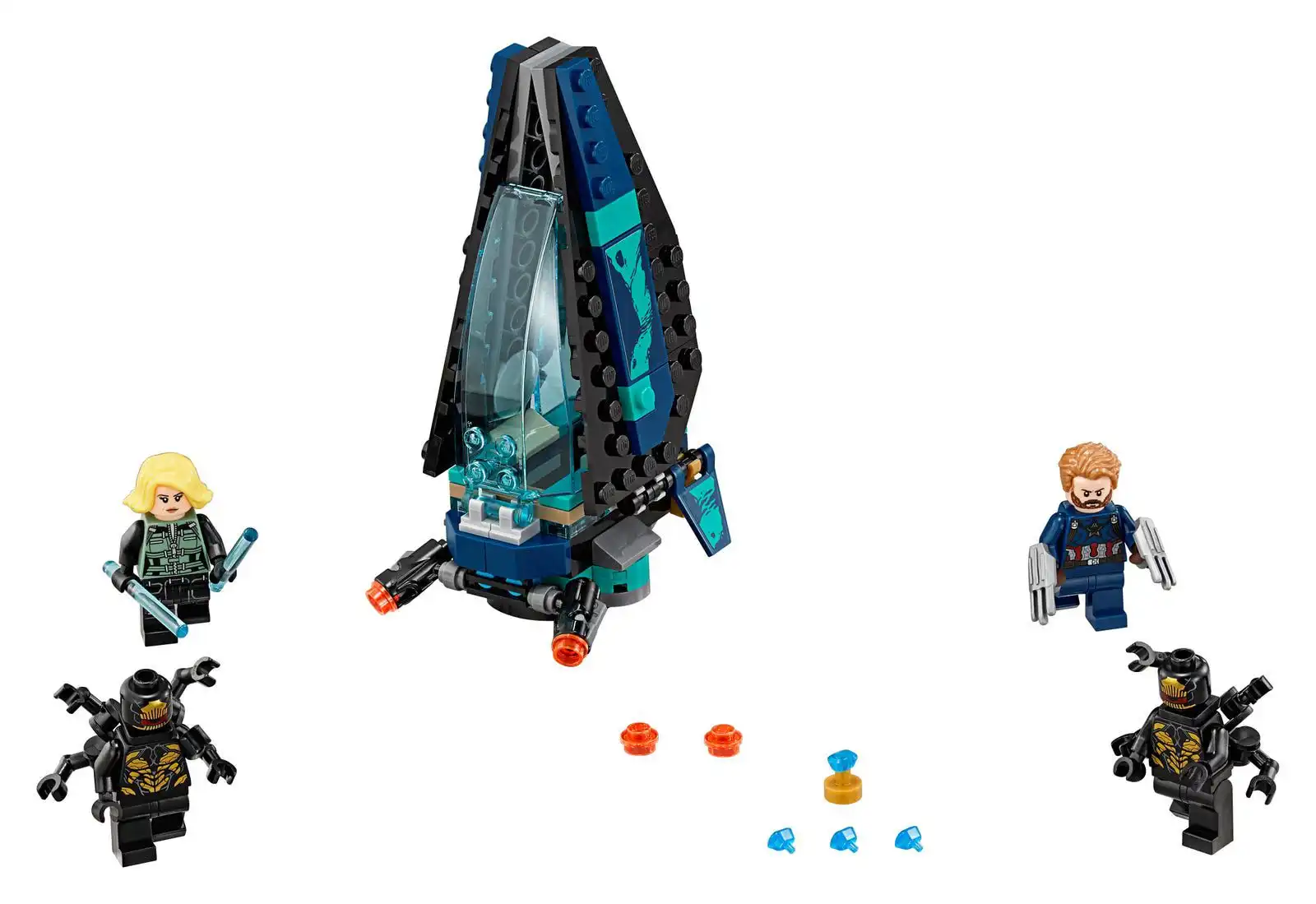 Zdjecie zestawu LEGO 76101 Marvel Atak statku Outriderów 1