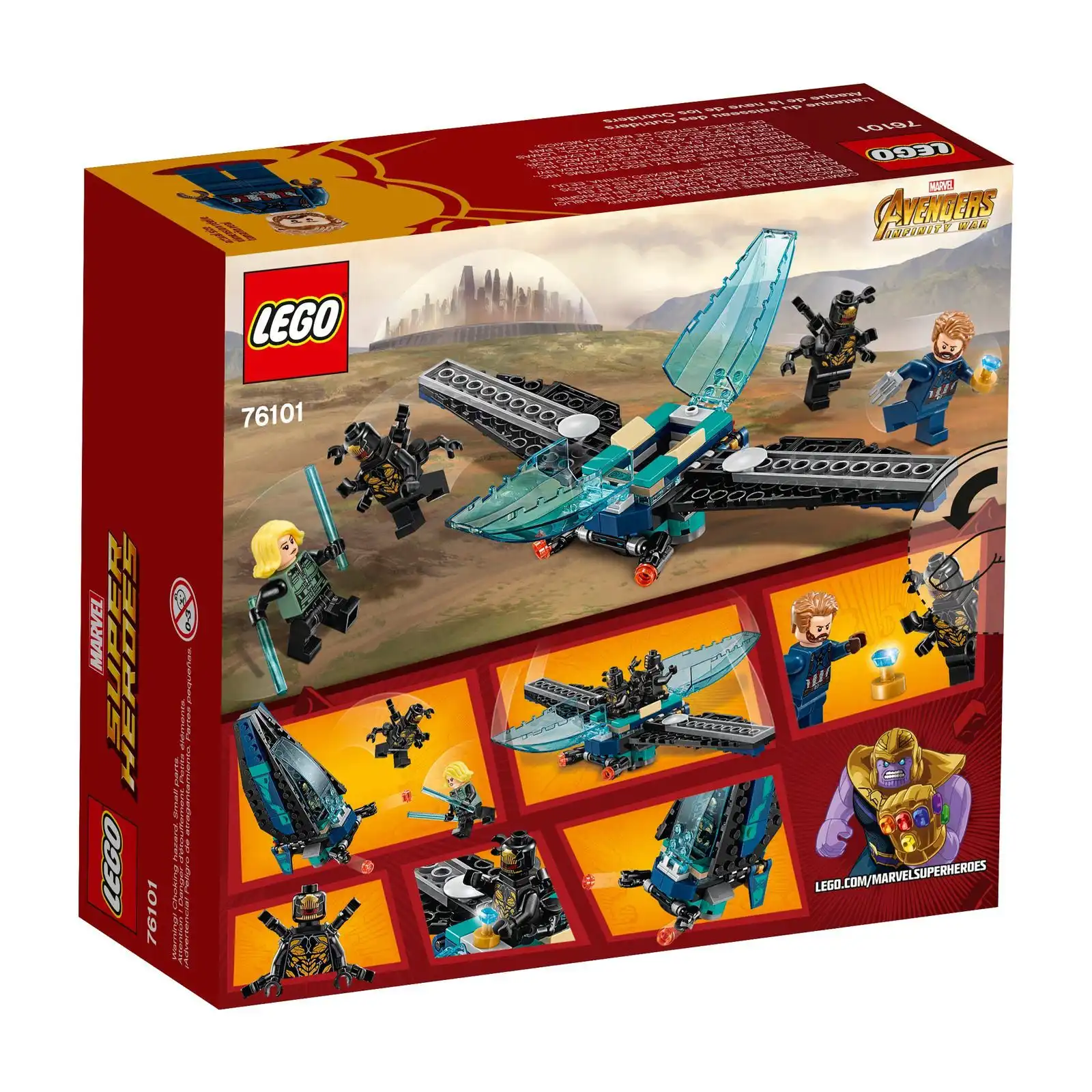 Zdjecie zestawu LEGO 76101 Marvel Atak statku Outriderów 2