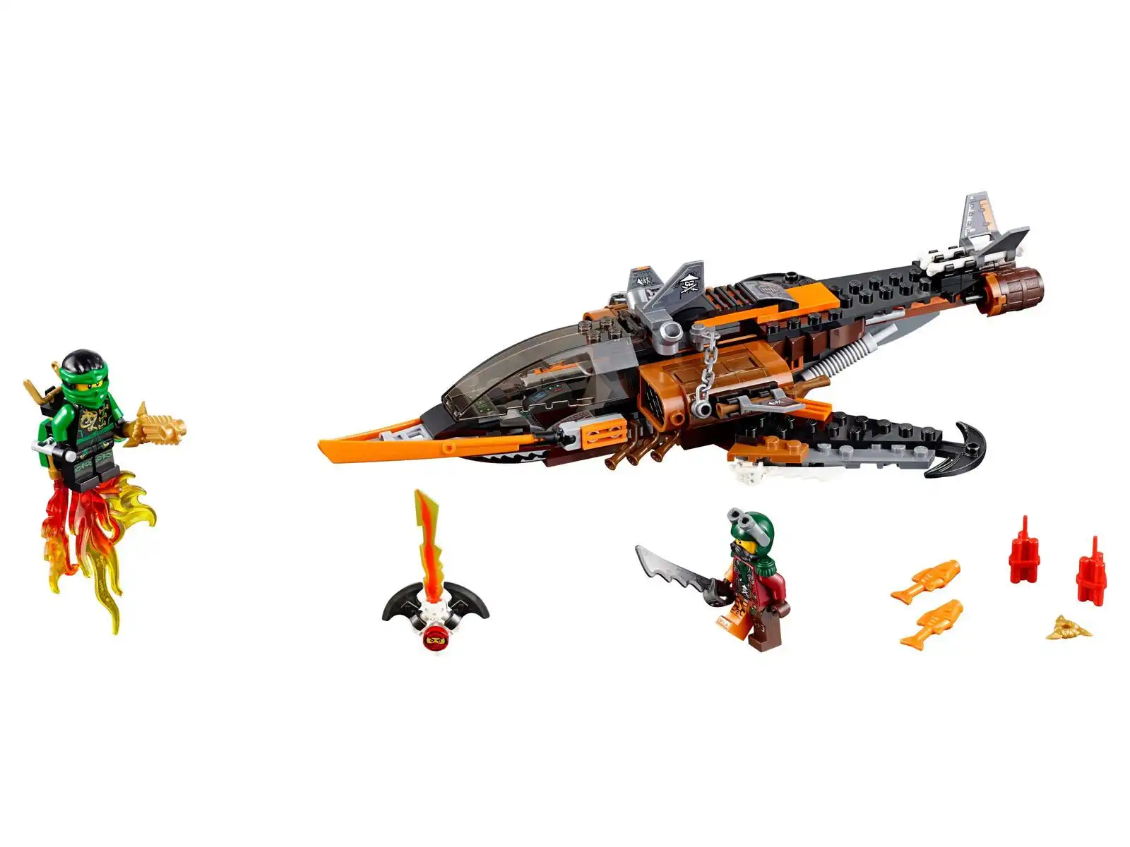 Zdjecie zestawu LEGO 70601 Ninjago Podniebny rekin 1