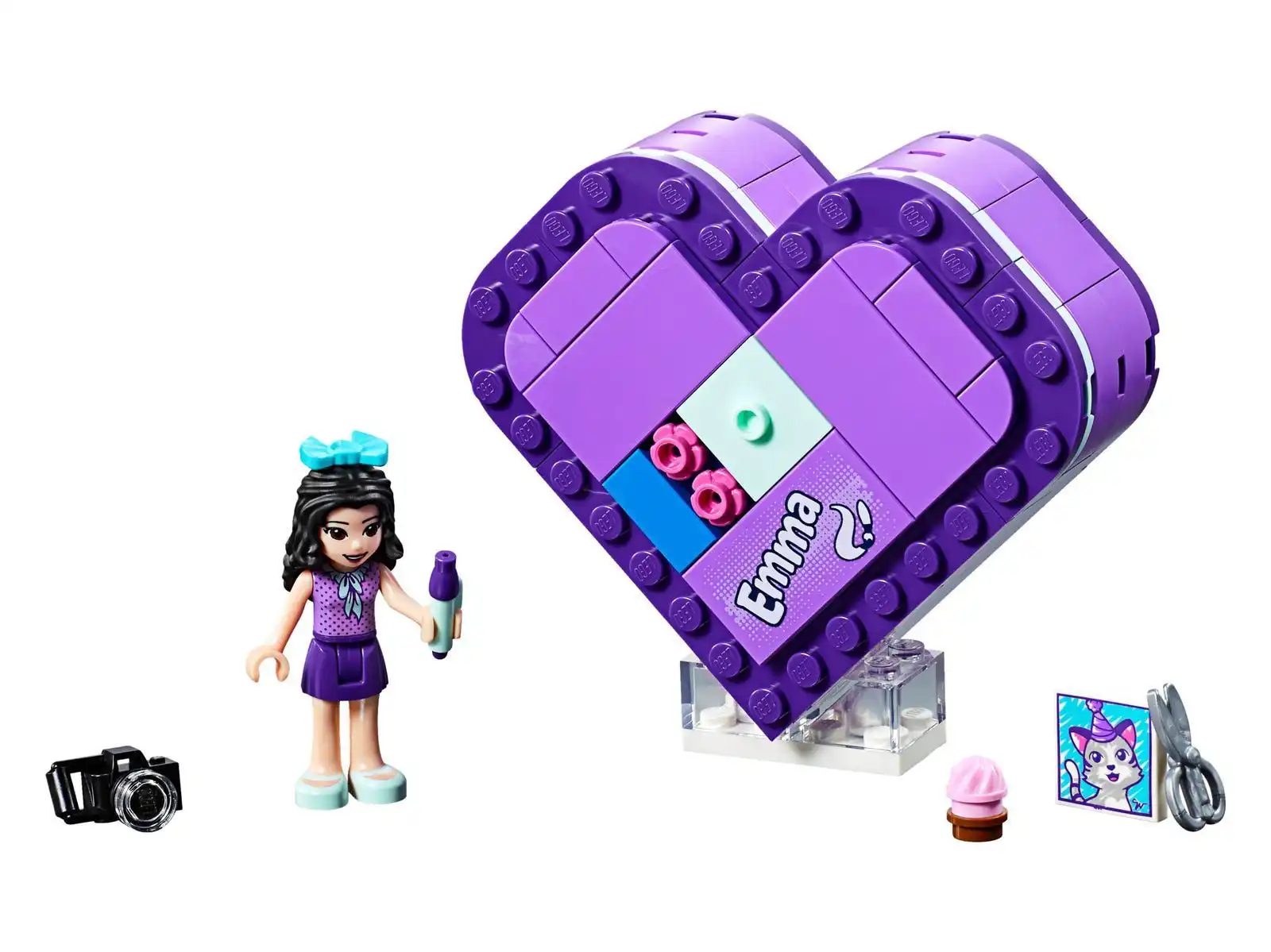 Zdjecie zestawu LEGO 41355 Friends Pudełko w kształcie serca Emmy 1