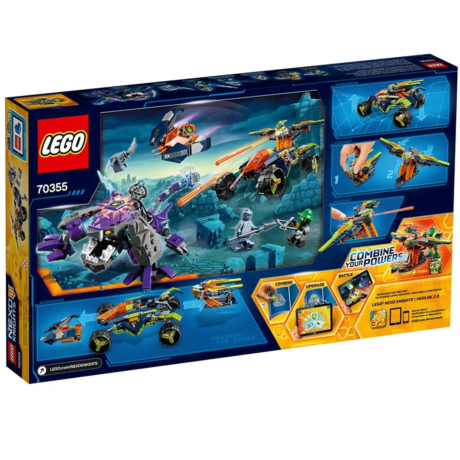 Zdjecie zestawu LEGO 70355 Nexo Knights Wspinacz Aarona 2