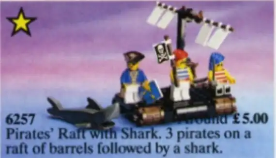 Zdjecie zestawu LEGO 6257 Pirates Castaway's Raft 1