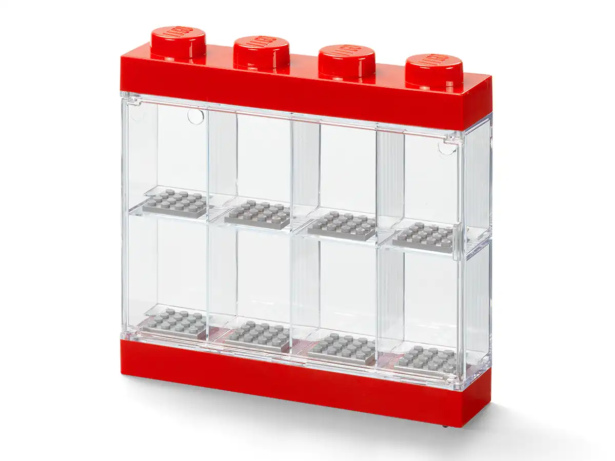 Zdjecie zestawu LEGO 5006151 Minifigures Czerwona witryna na osiem minifigurek 1