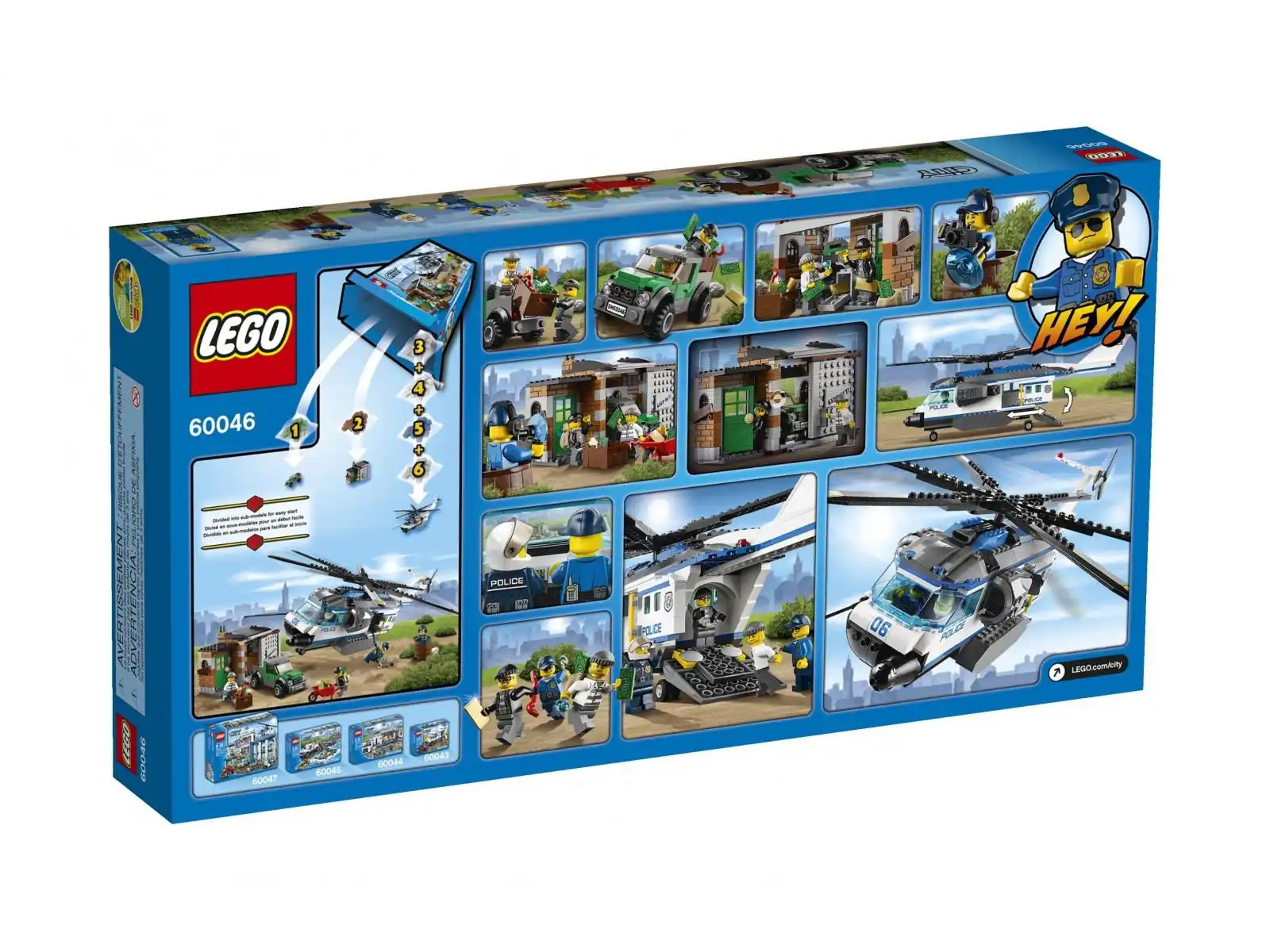 Zdjecie zestawu LEGO 60046 City Helikopter zwiadowczy 3