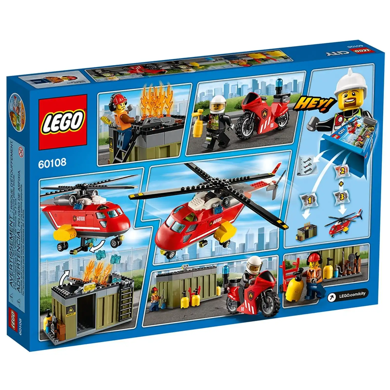 Zdjecie zestawu LEGO 60108 City Helikopter strażacki 2