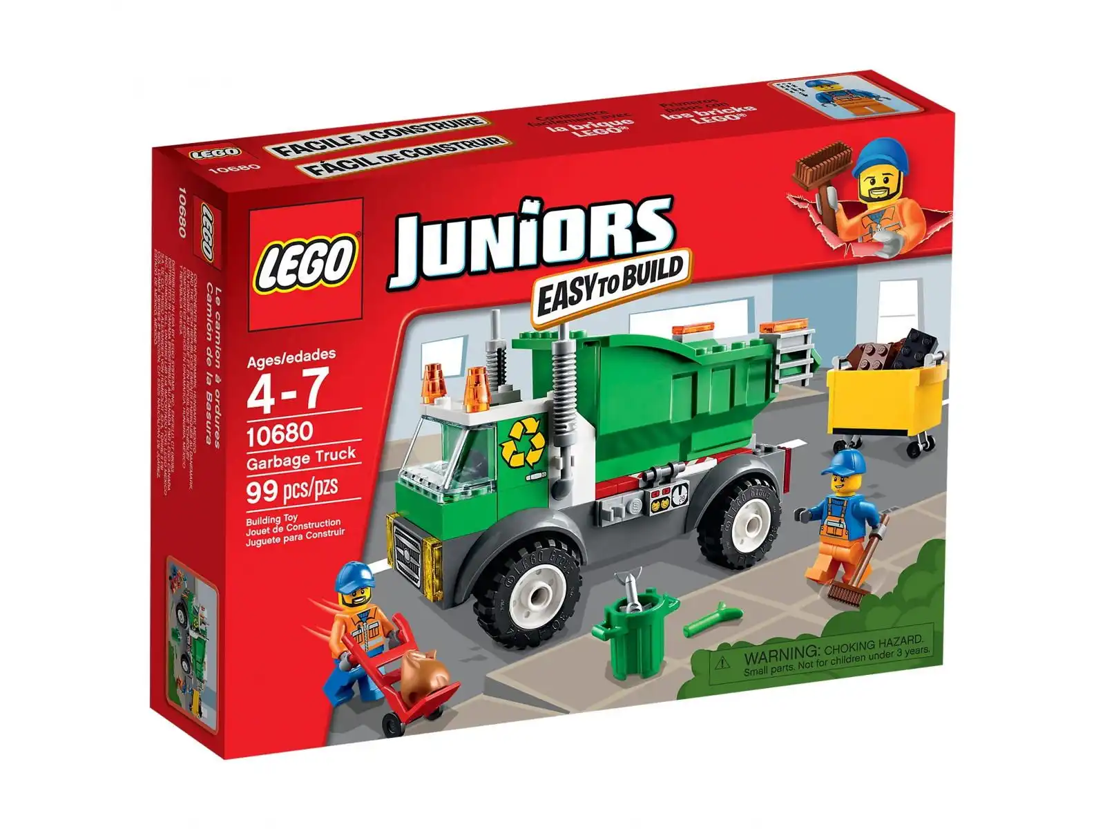 Zdjecie zestawu LEGO 10680 Juniors Śmieciarka 1