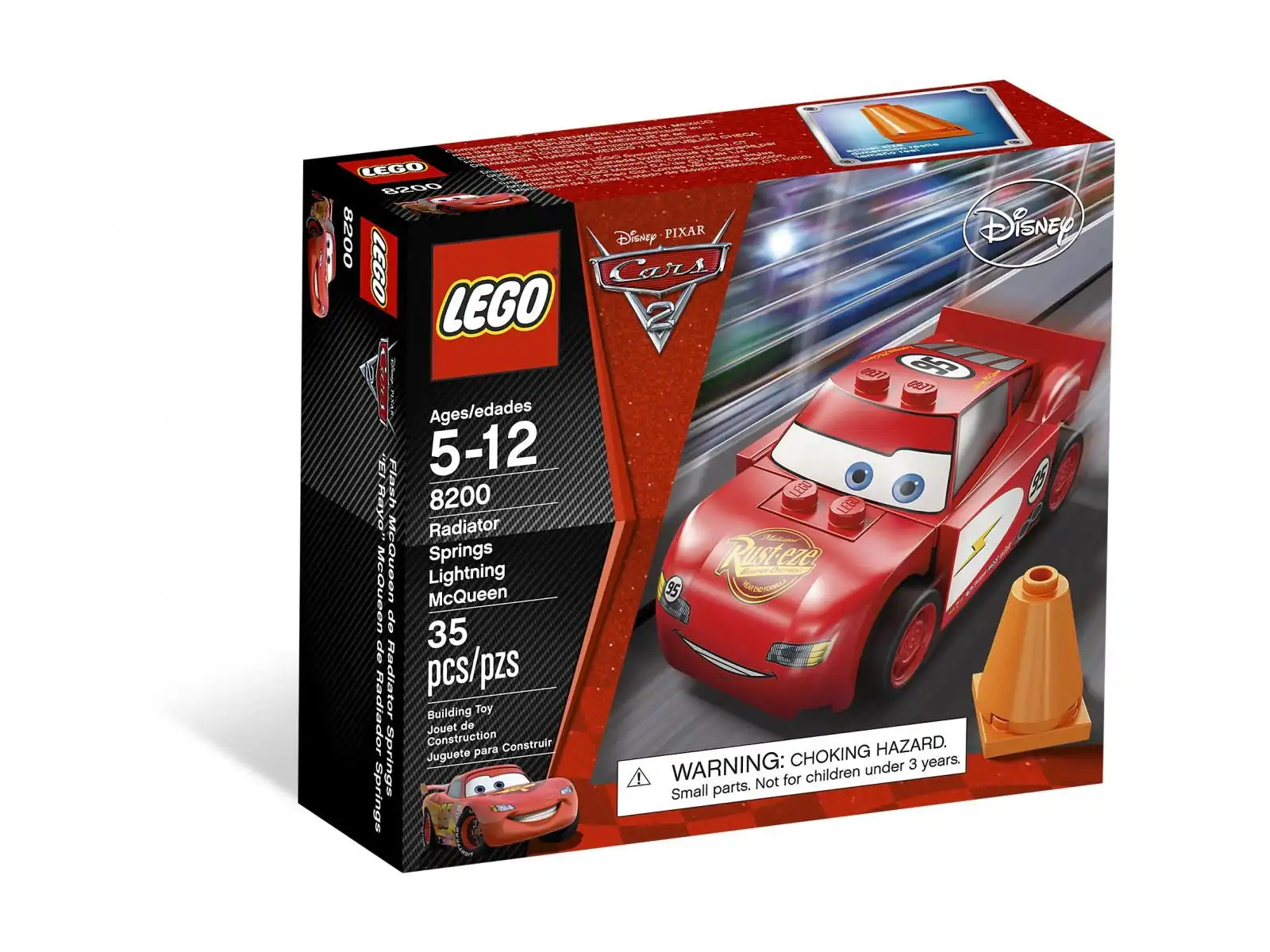 Zdjecie zestawu LEGO 8200 Cars Zygzak Ncqueen w Chłodnicy Górskiej 1