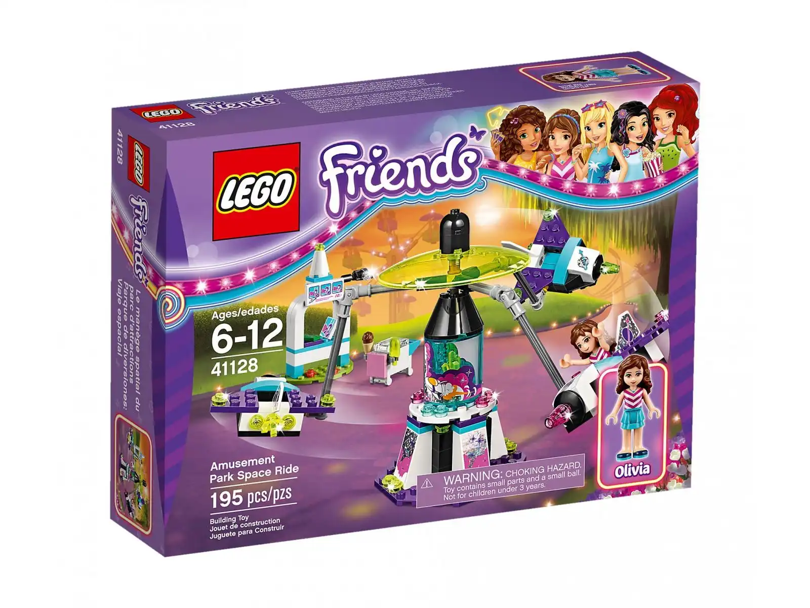 Zdjecie zestawu LEGO 41128 Friends Kosmiczna karuzela w parku rozrywki 1