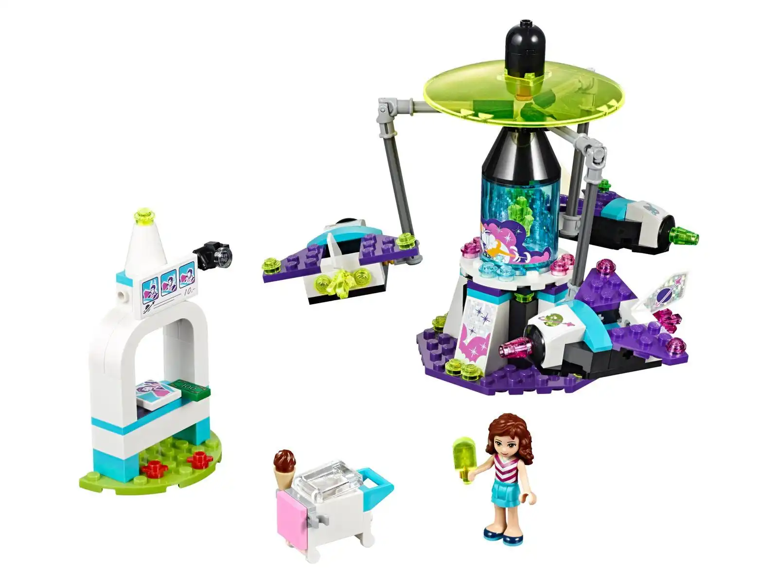 Zdjecie zestawu LEGO 41128 Friends Kosmiczna karuzela w parku rozrywki 1