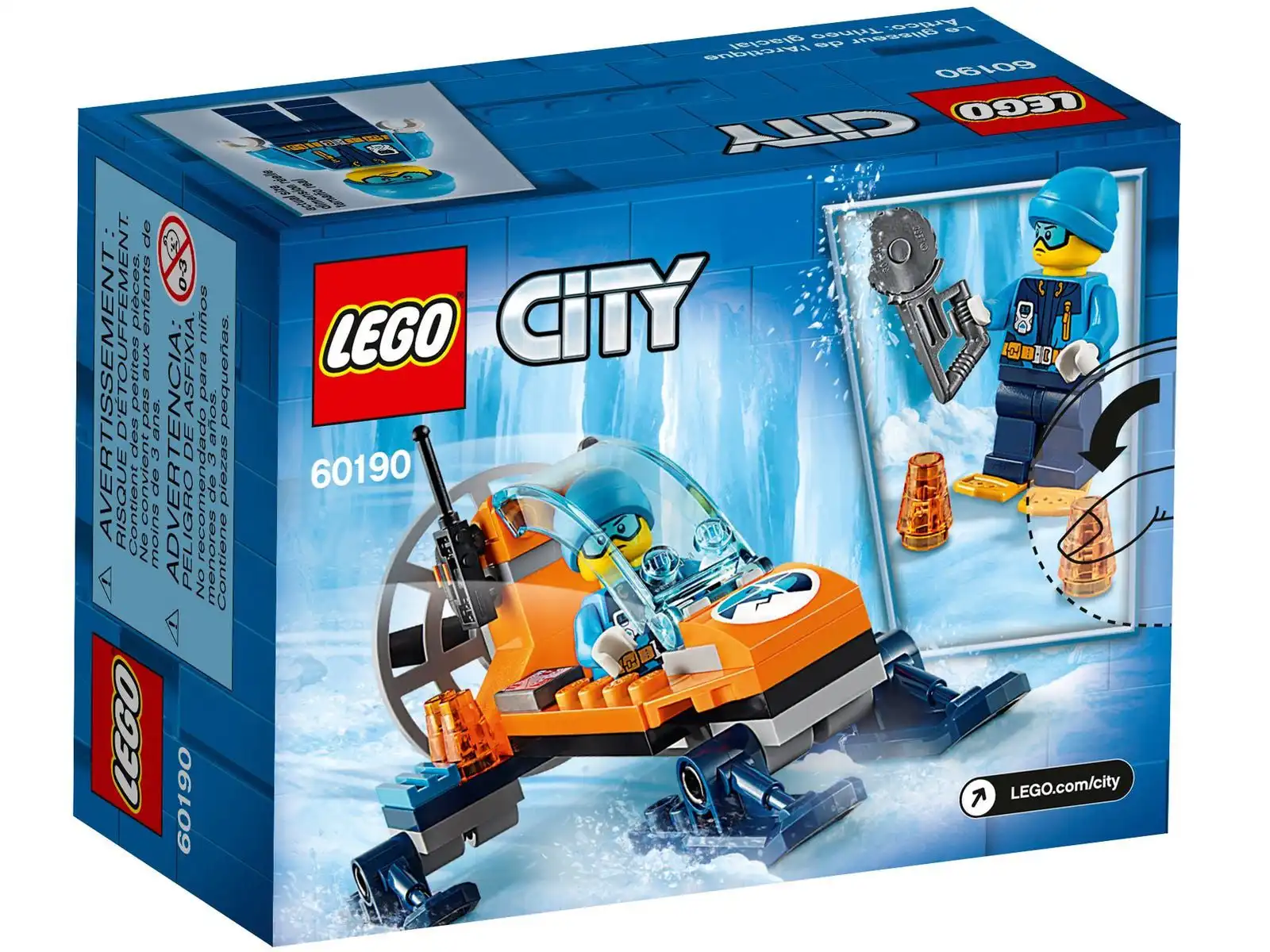 Zdjecie zestawu LEGO 60190 City Arktyczny ślizgacz 2