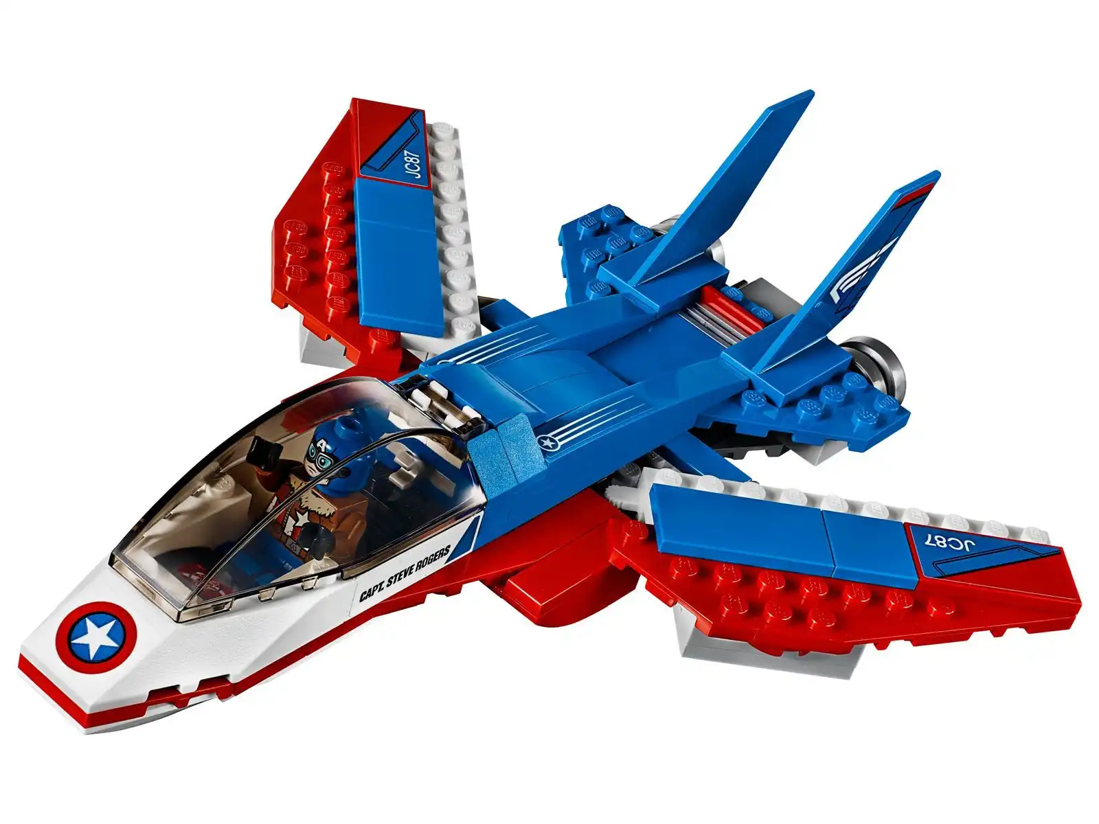Zdjecie zestawu LEGO 76076 Marvel Odrzutowiec Kapitana Ameryki 2