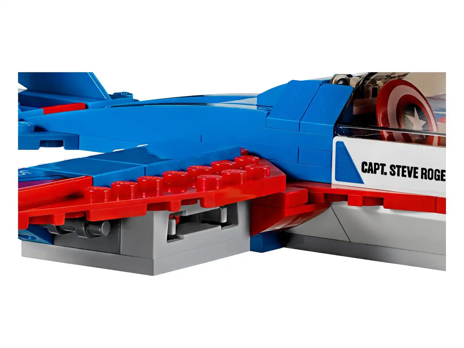 Zdjecie zestawu LEGO 76076 Marvel Odrzutowiec Kapitana Ameryki 4