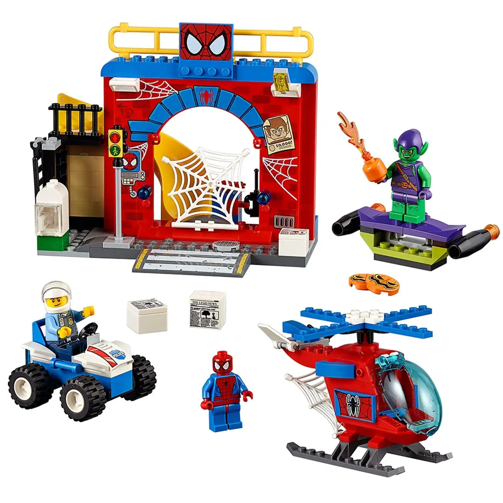 Zdjecie zestawu LEGO 10687 Juniors Kryjówka Spider-Mana™ 1