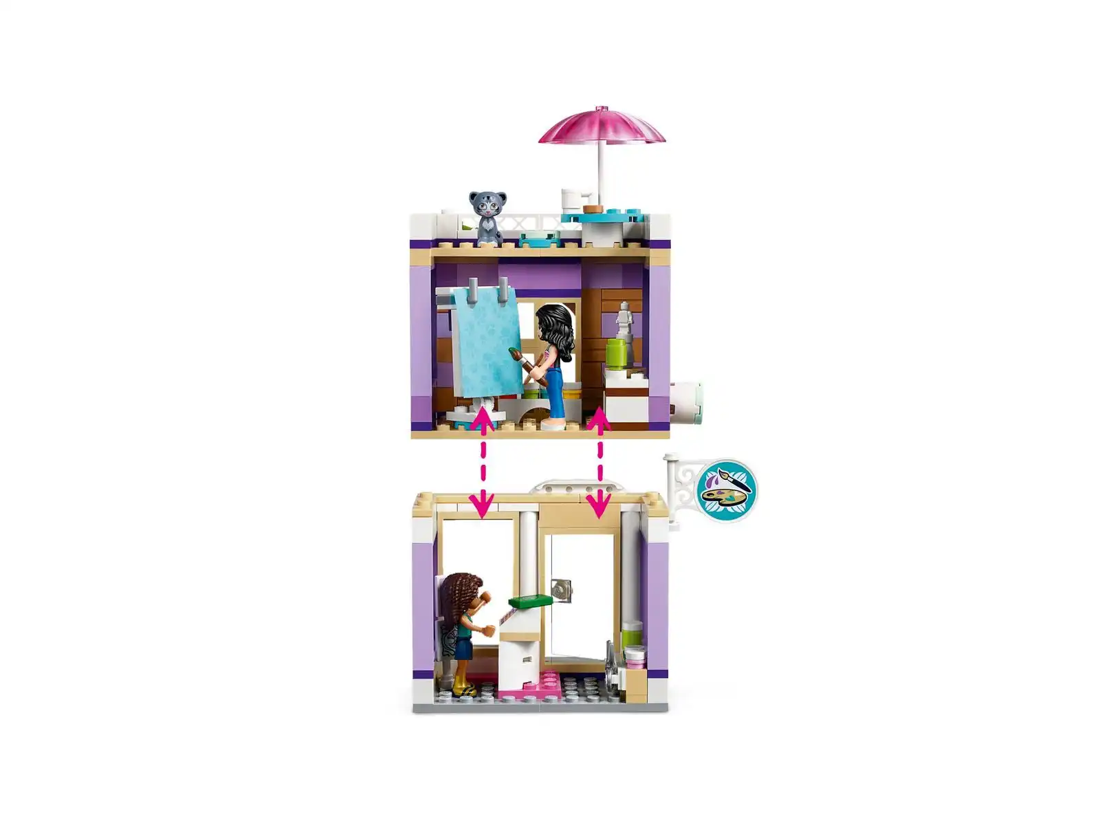 Zdjecie zestawu LEGO 41365 Friends Atelier Emmy 3