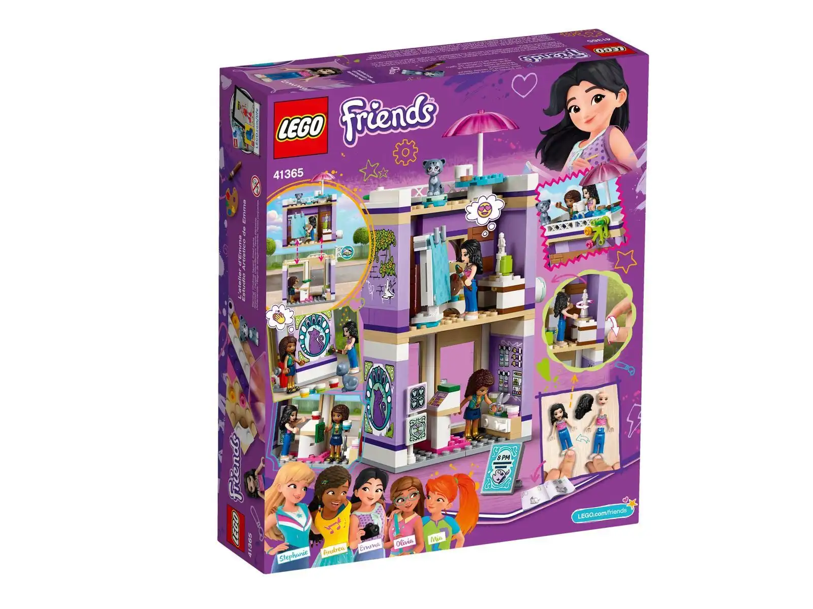 Zdjecie zestawu LEGO 41365 Friends Atelier Emmy 4