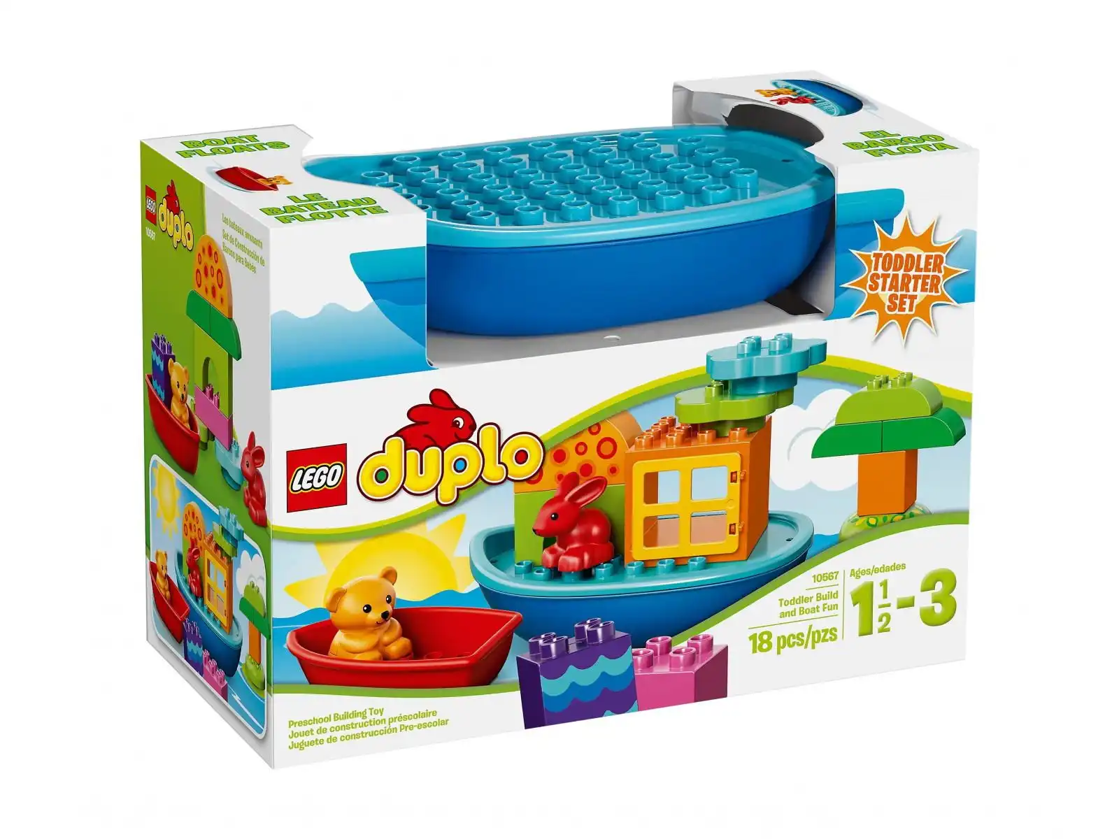 Zdjecie zestawu LEGO 10567 Duplo Łódka dla maluszka 1