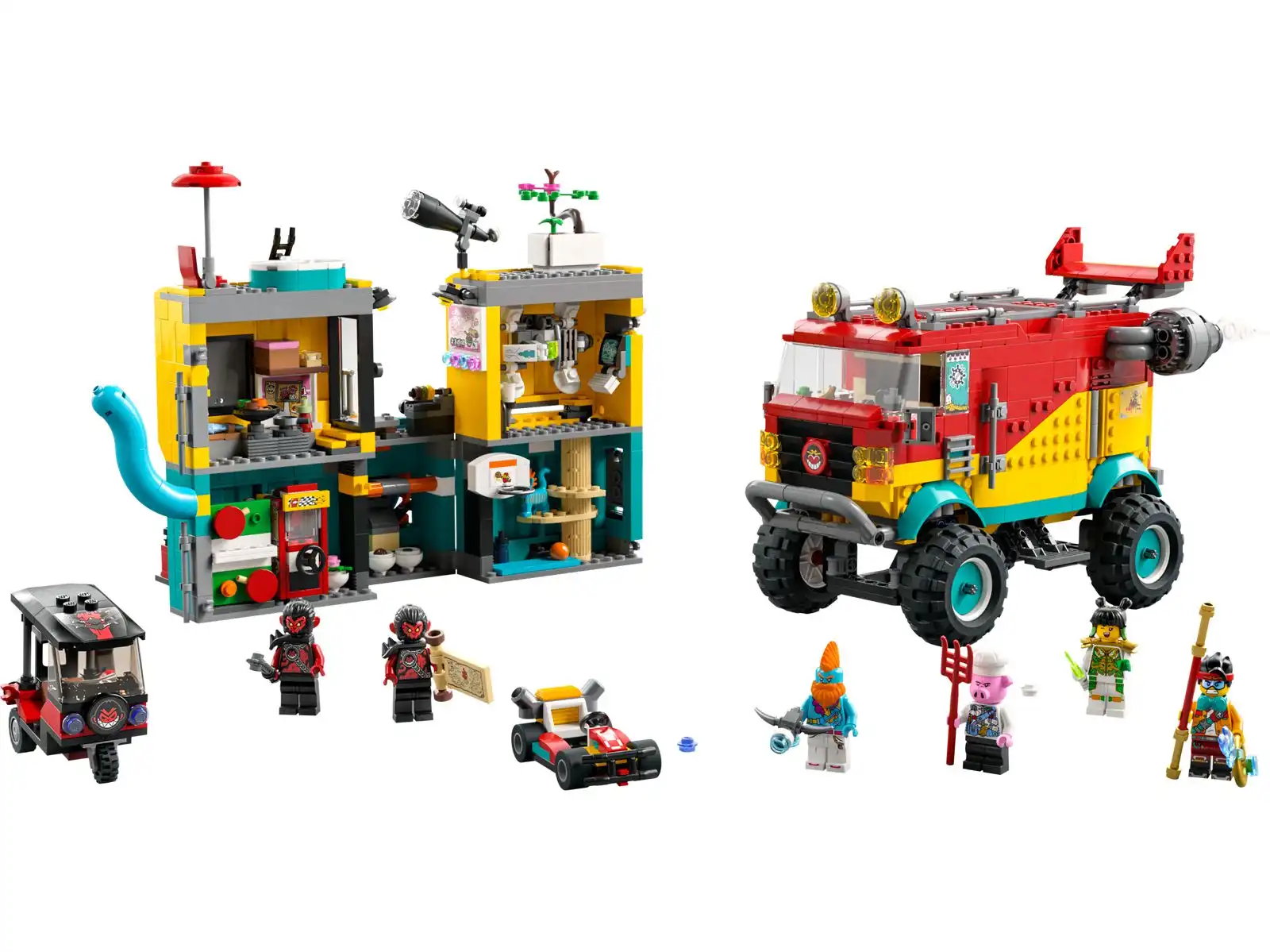 Zdjecie zestawu LEGO 80038 Monkie Kid Furgonetka ekipy Monkie Kida 2