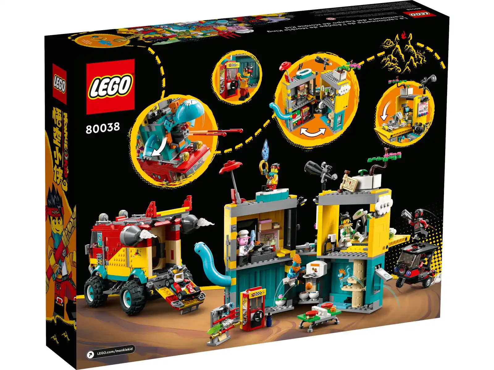 Zdjecie zestawu LEGO 80038 Monkie Kid Furgonetka ekipy Monkie Kida 3