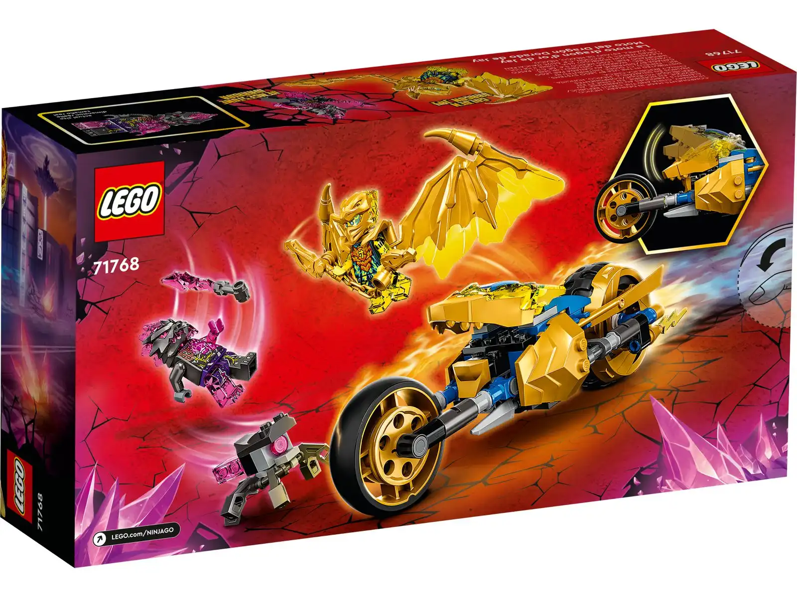 Zdjecie zestawu LEGO 71768 Ninjago Złoty smoczy motocykl Jaya 2