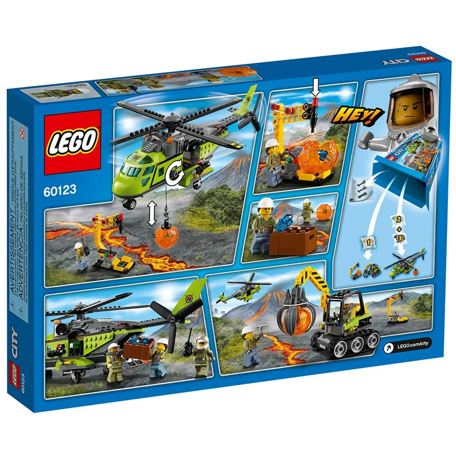 Zdjecie zestawu LEGO 60123 City Helikopter dostawczy 2