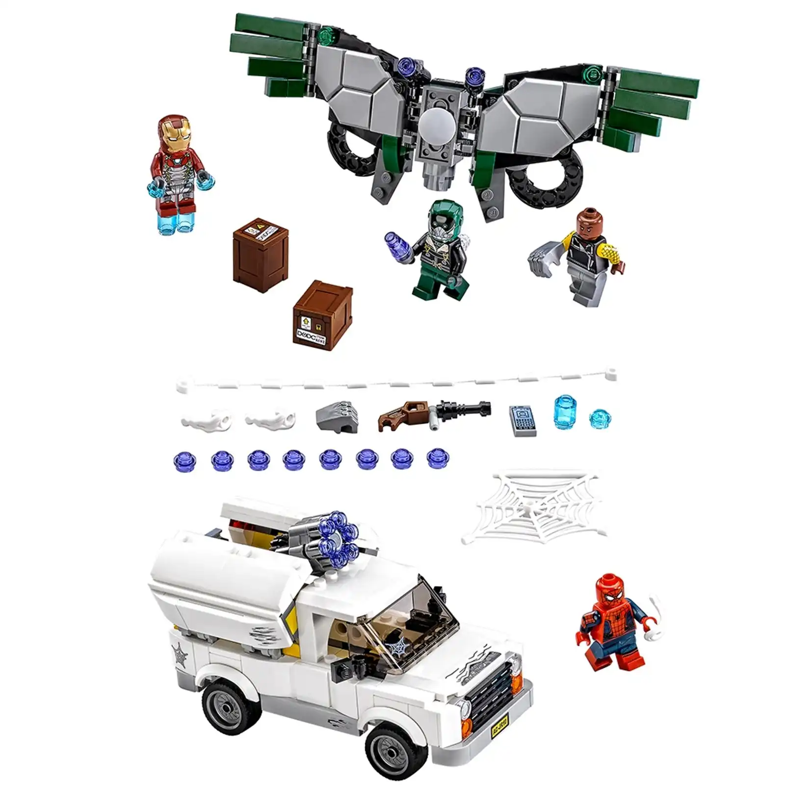 Zdjecie zestawu LEGO 76083 Marvel Uwaga na Sępa 2