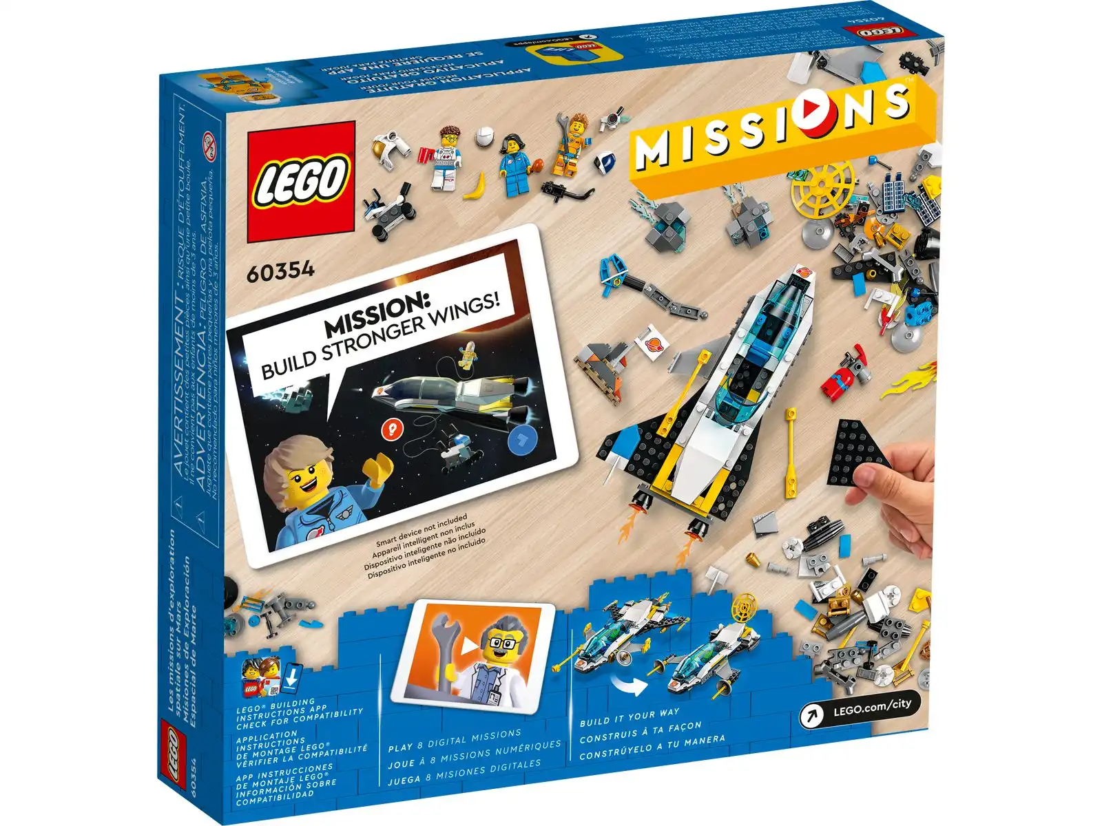 Zdjecie zestawu LEGO 60354 City Wyprawy badawcze statkiem marsjańskim 2