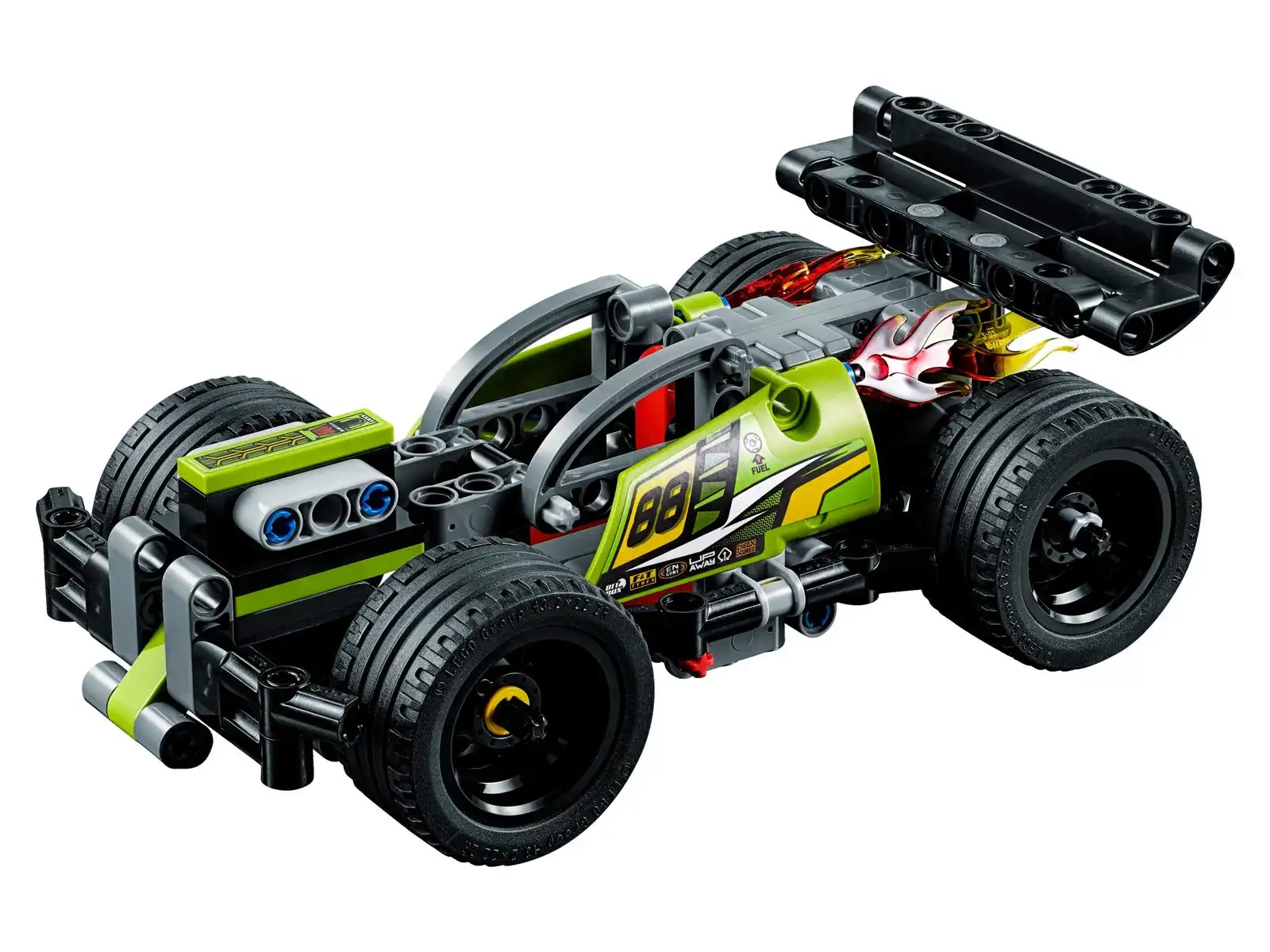 Zdjecie zestawu LEGO 42072 Technic Żółta wyścigówka 1