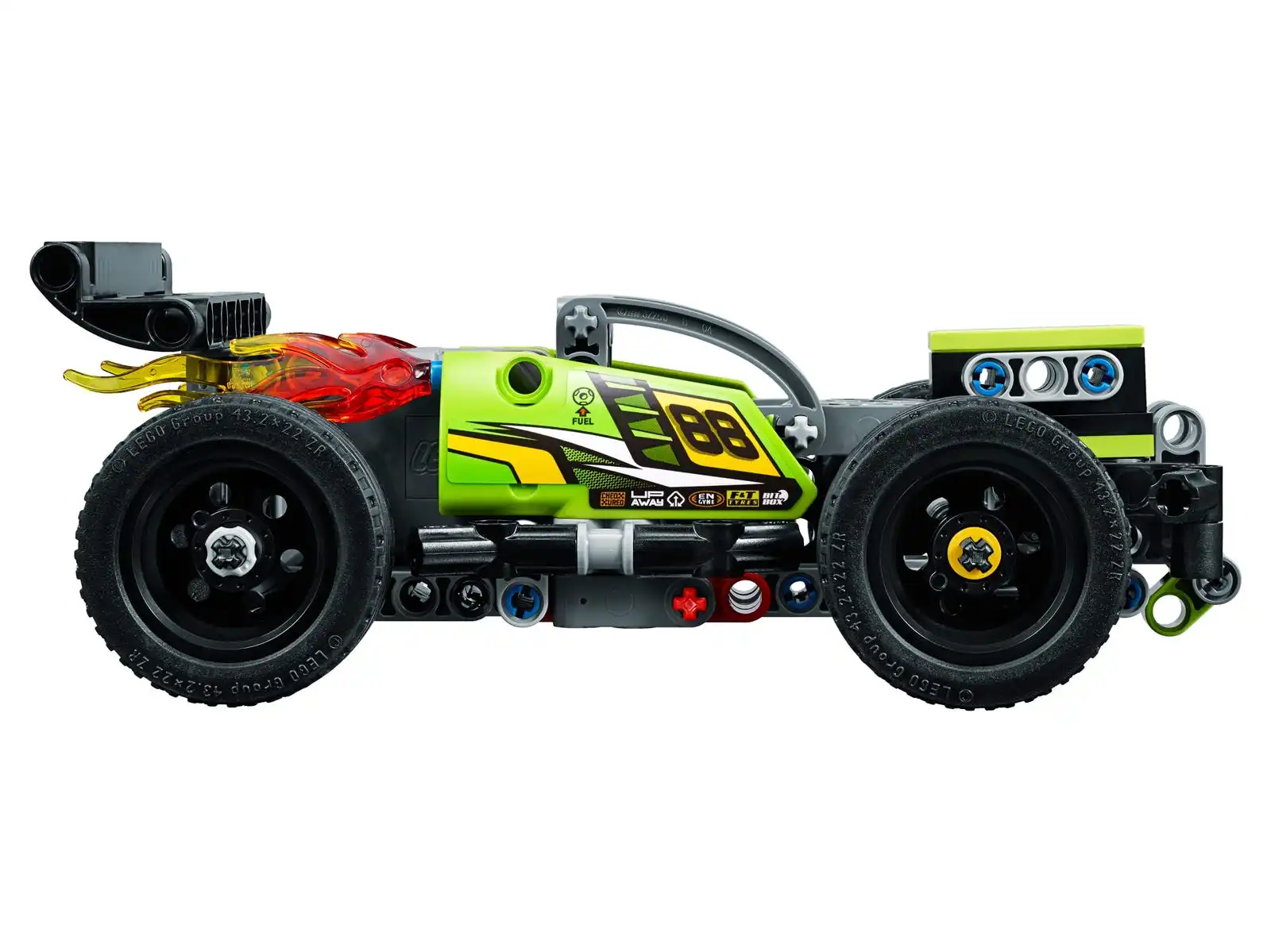 Zdjecie zestawu LEGO 42072 Technic Żółta wyścigówka 3