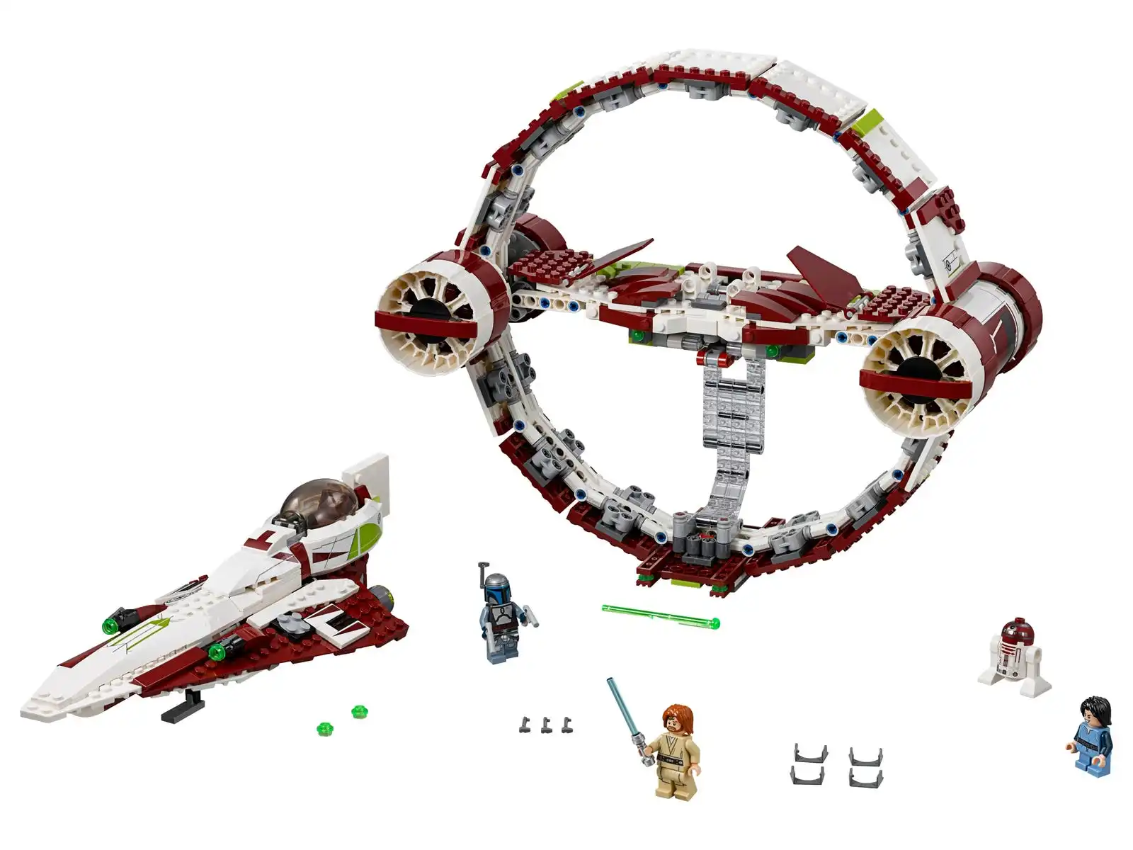 Zdjecie zestawu LEGO 75191 Star Wars Jedi Starfighter z hipernapędem 1