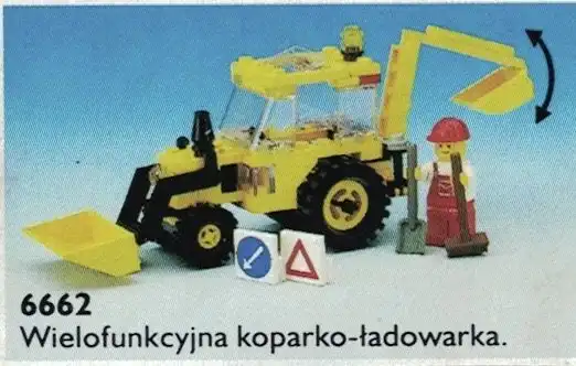 Zdjecie zestawu LEGO 6662 Town Wielofunkcyjna koparko-ładowarka 1