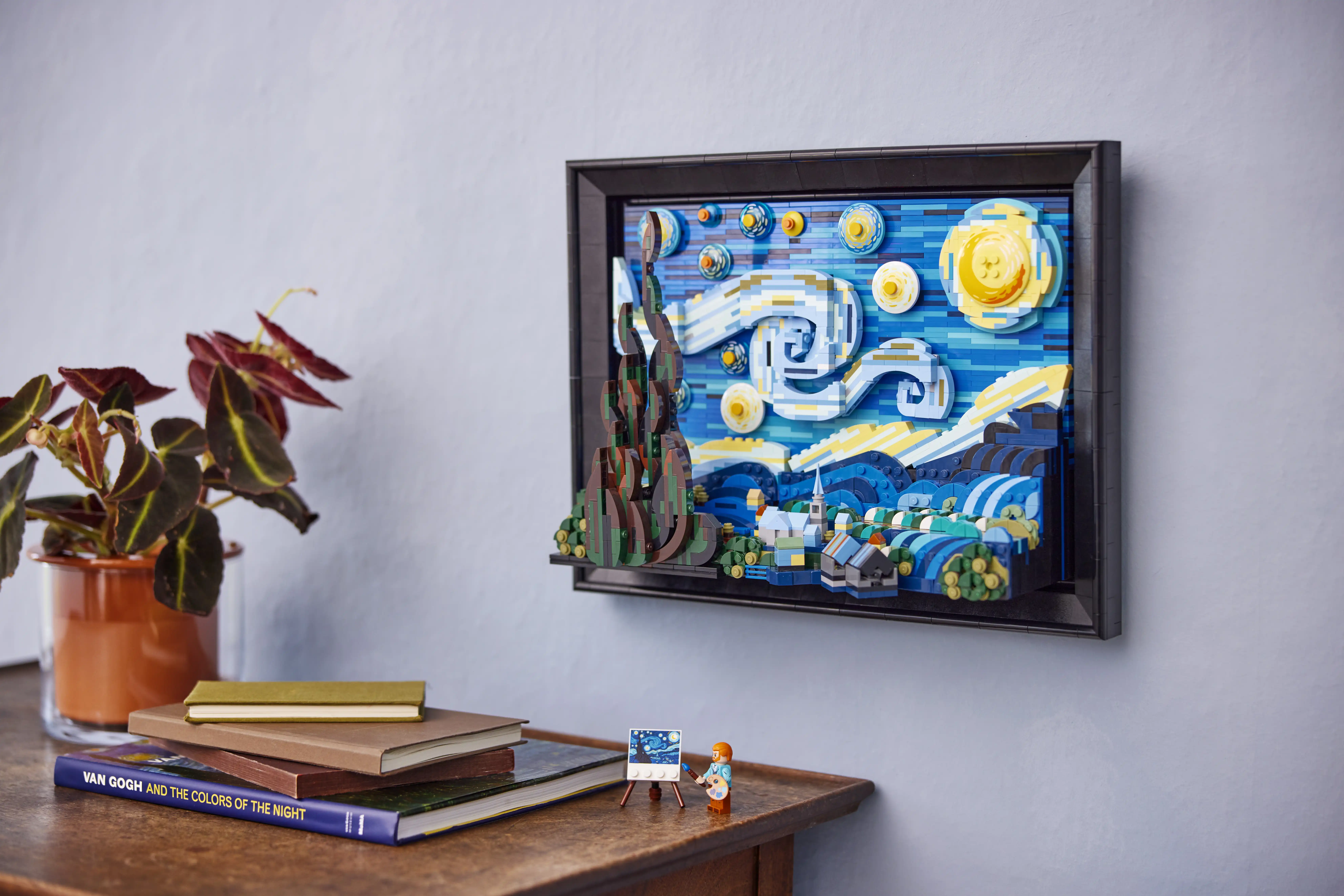 Zdjecie zestawu LEGO 21333 Ideas „Gwiaździsta noc” Vincenta van Gogha 2