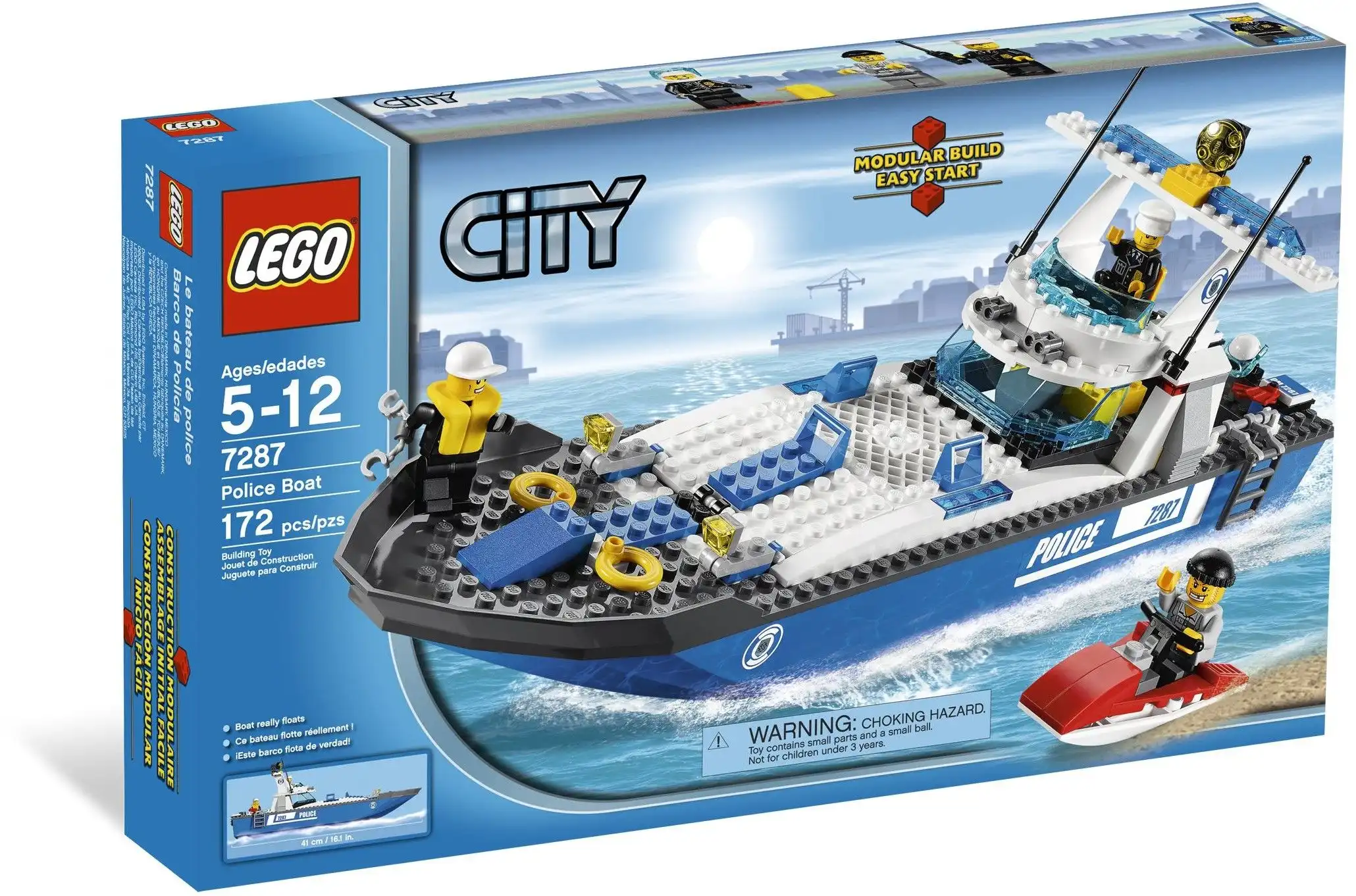 Zdjecie zestawu LEGO 7287 City Łódź policyjna 1