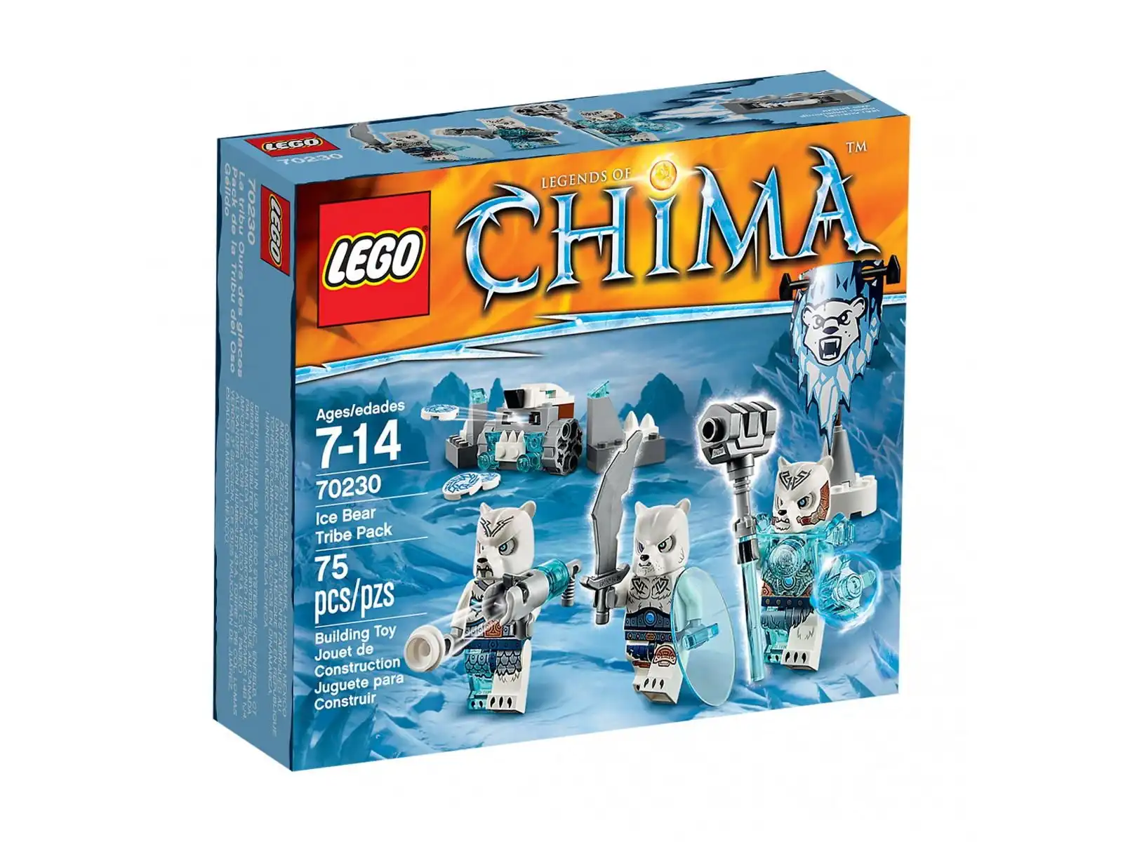 Zdjecie zestawu LEGO 70230 Legends of Chima Plemię lodowych niedźwiedzi 1