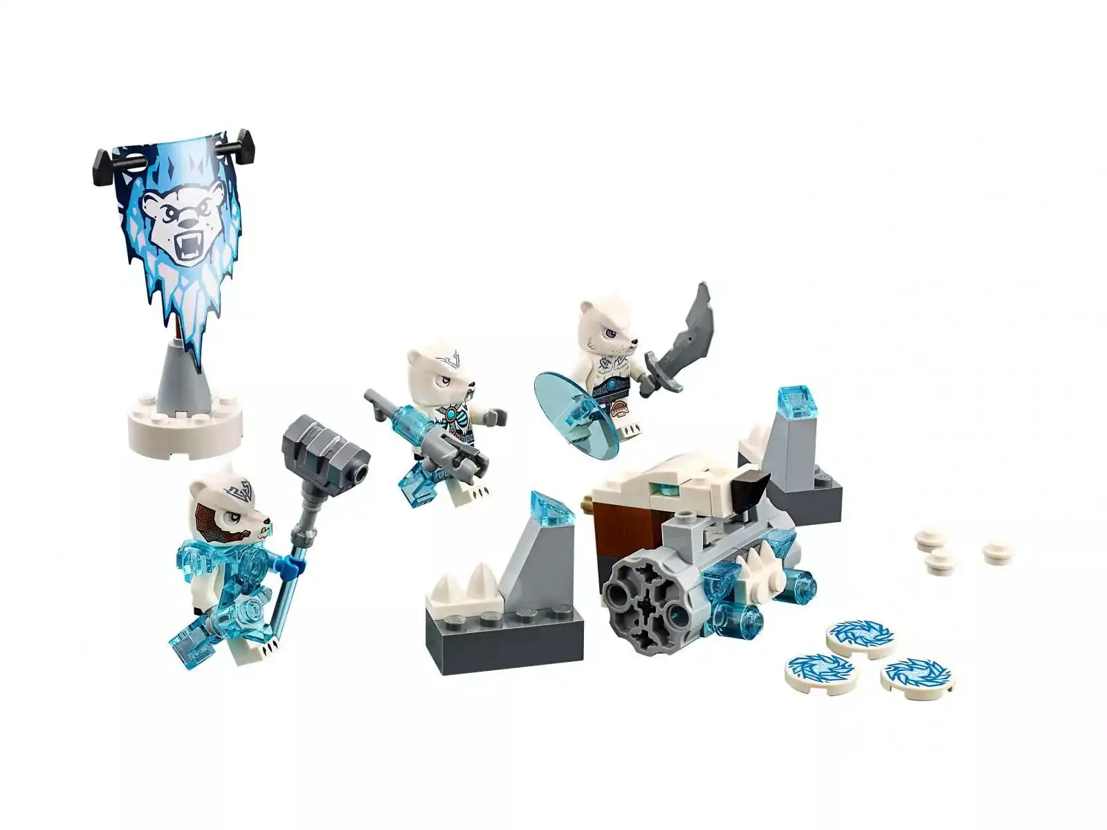 Zdjecie zestawu LEGO 70230 Legends of Chima Plemię lodowych niedźwiedzi 1