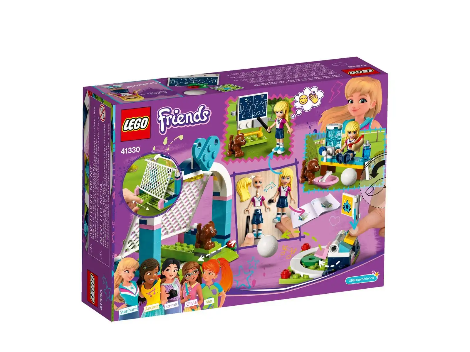 Zdjecie zestawu LEGO 41330 Friends Trening piłkarski Stephanie 2
