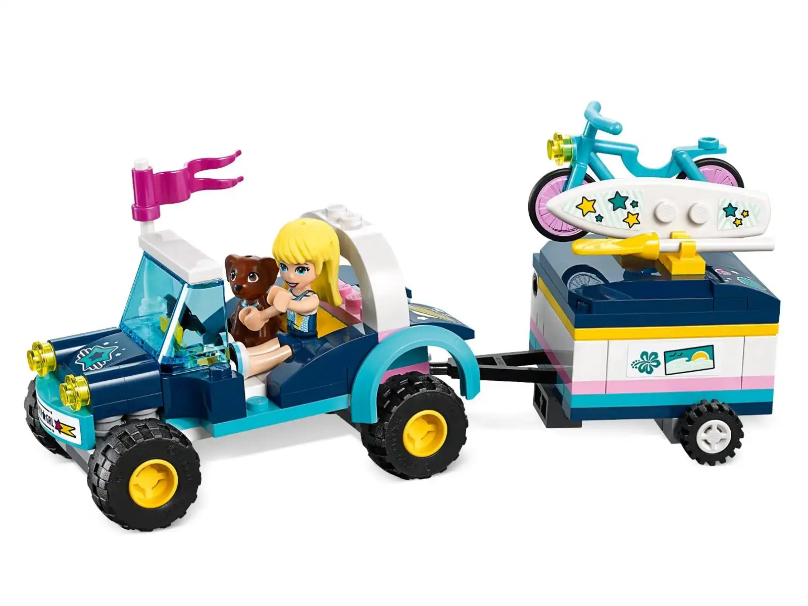 Zdjecie zestawu LEGO 41364 Friends Łazik z przyczepką Stephanie 3