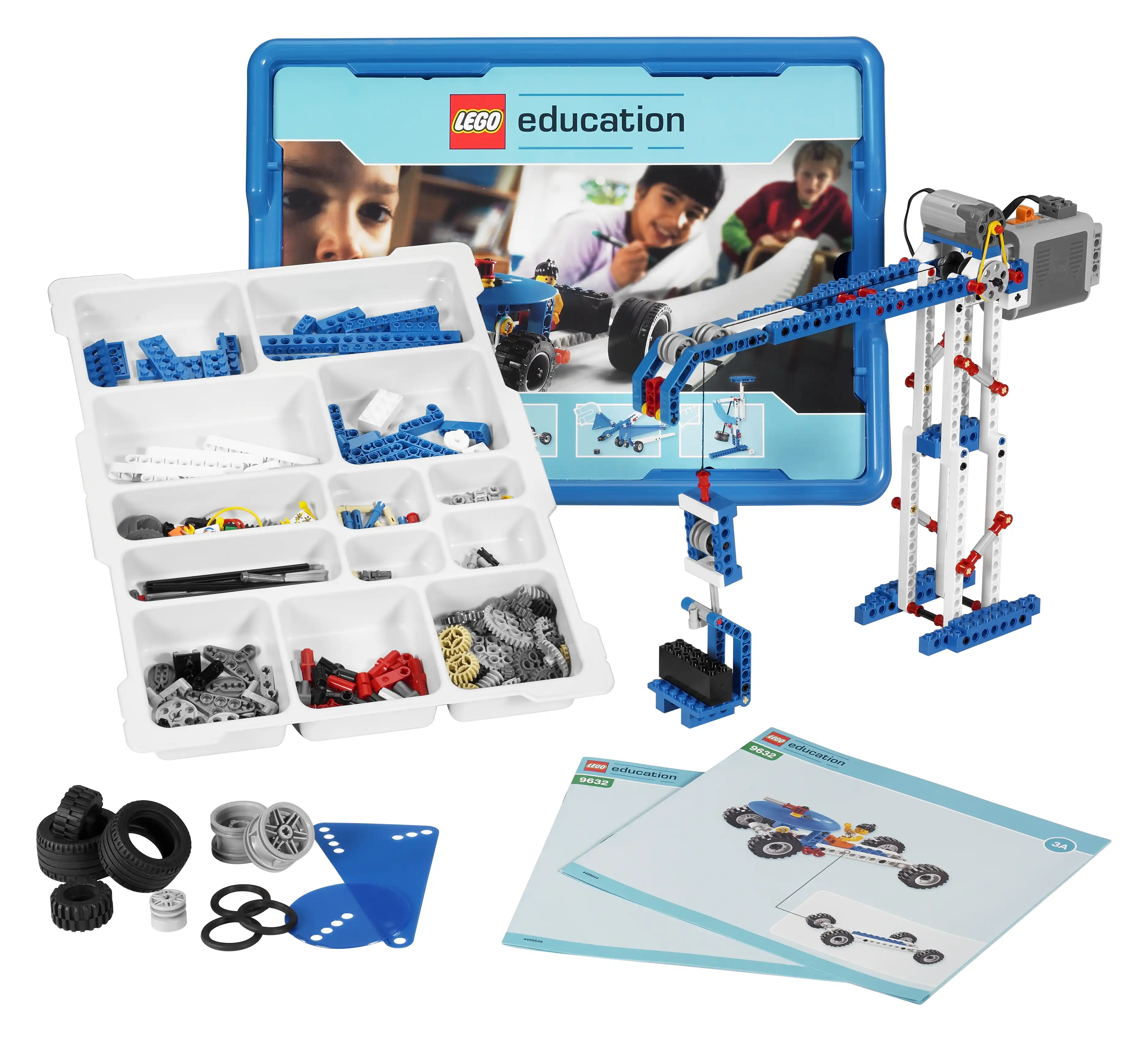 Zdjecie zestawu LEGO 9686 Education Zestaw prostych i zasilanych maszyn 1