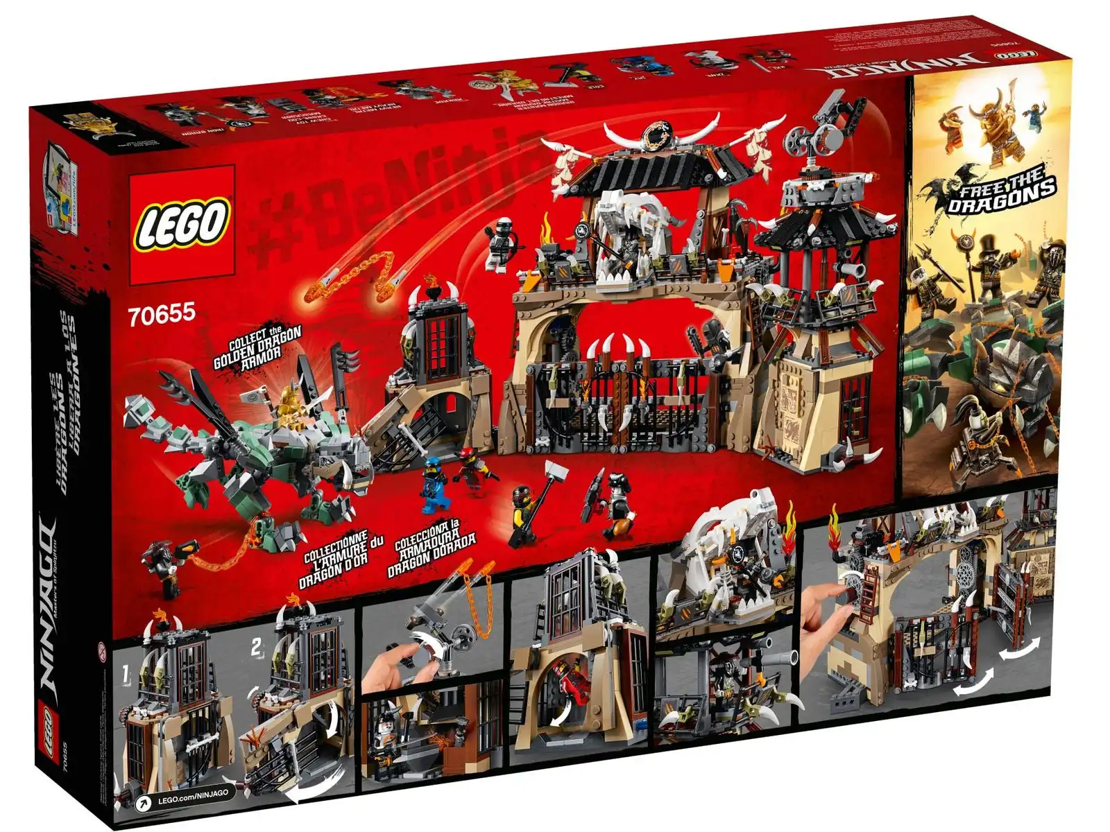 Zdjecie zestawu LEGO 70655 Ninjago Smocza jama 2