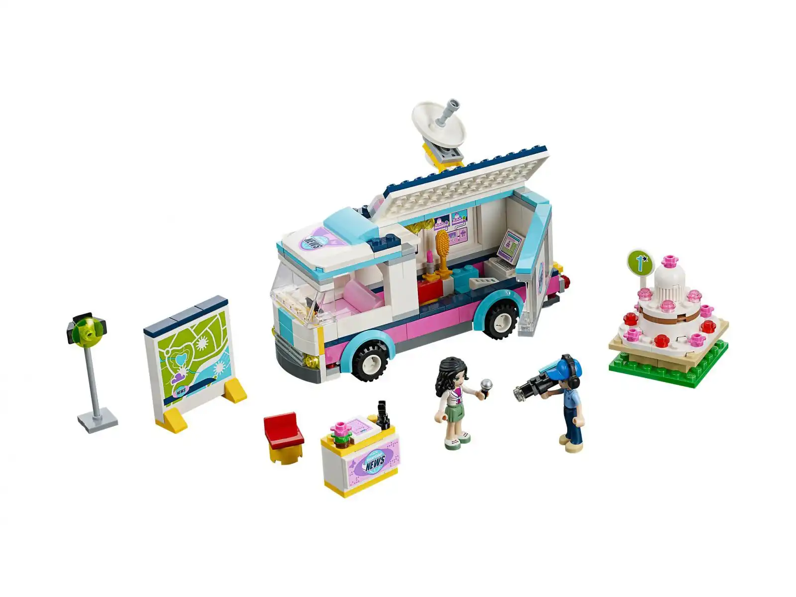 Zdjecie zestawu LEGO 41056 Friends Wóz Telewizyjny w Heartlake 1