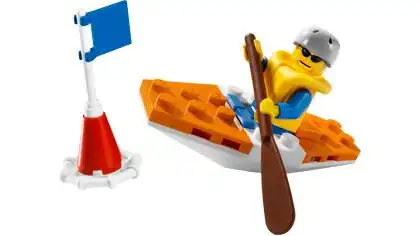 Zdjecie zestawu LEGO 5621 City Kajak straży przybrzeżnej 1