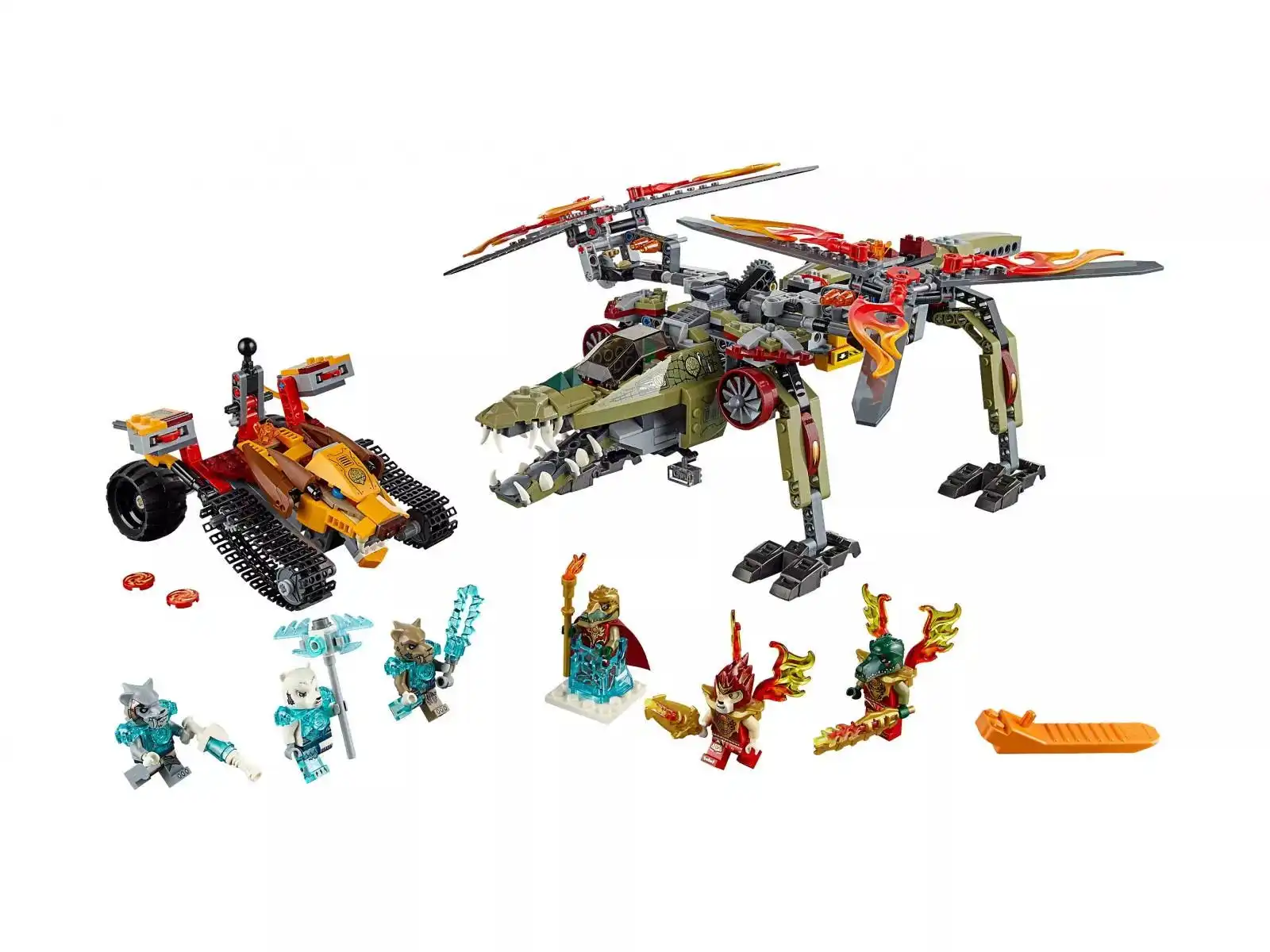 Zdjecie zestawu LEGO 70227 Legends of Chima Ucieczka króla Crominusa 1
