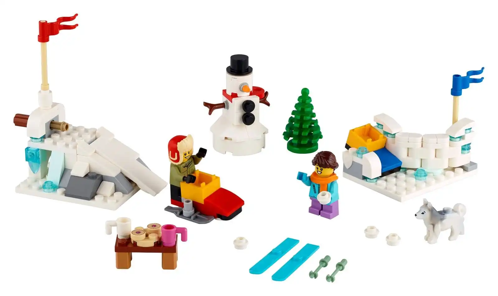 Zdjecie zestawu LEGO 40424  Zimowa bitwa na śnieżki 1