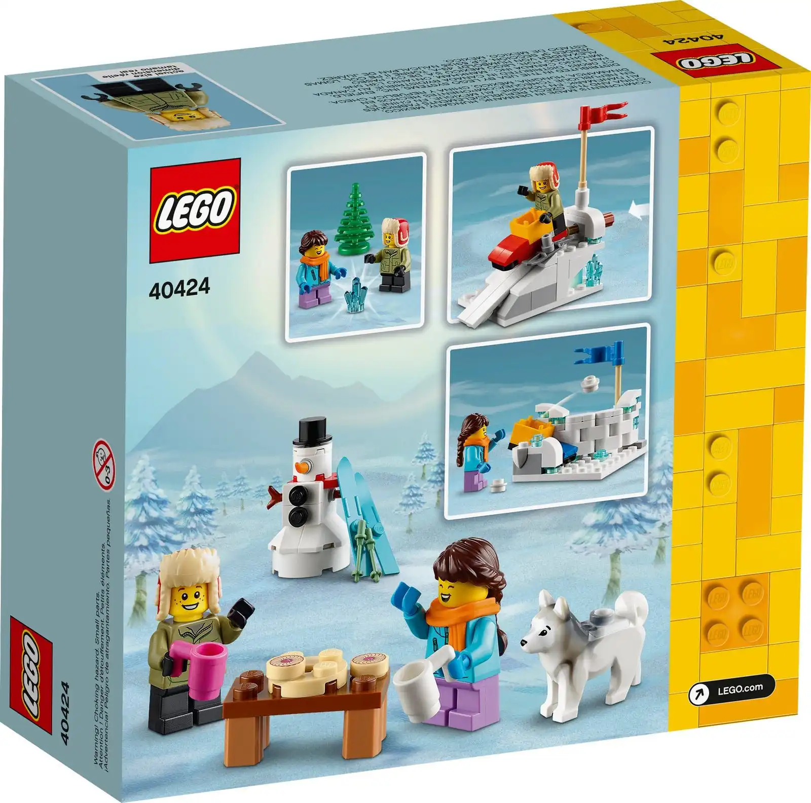 Zdjecie zestawu LEGO 40424  Zimowa bitwa na śnieżki 2