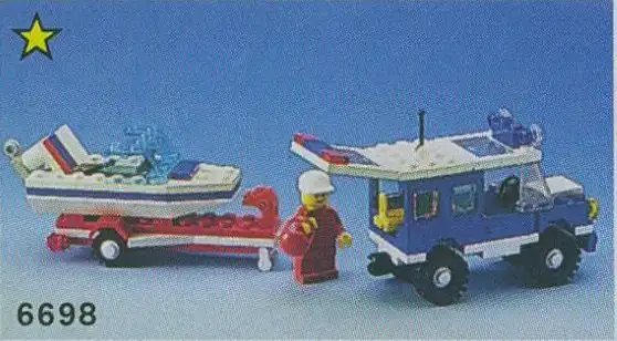 Zdjecie zestawu LEGO 6698 Town RV with Speedboat 1