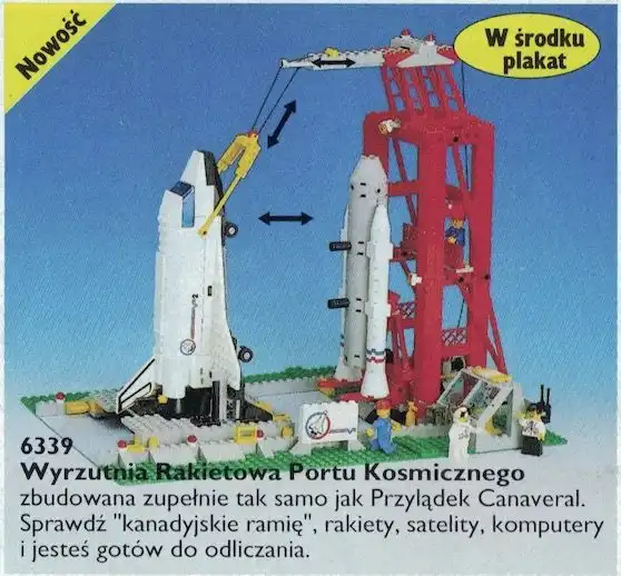 Zdjecie zestawu LEGO 6339 Town Wyrzutnia Rakietowa Portu Kosmicznego 1