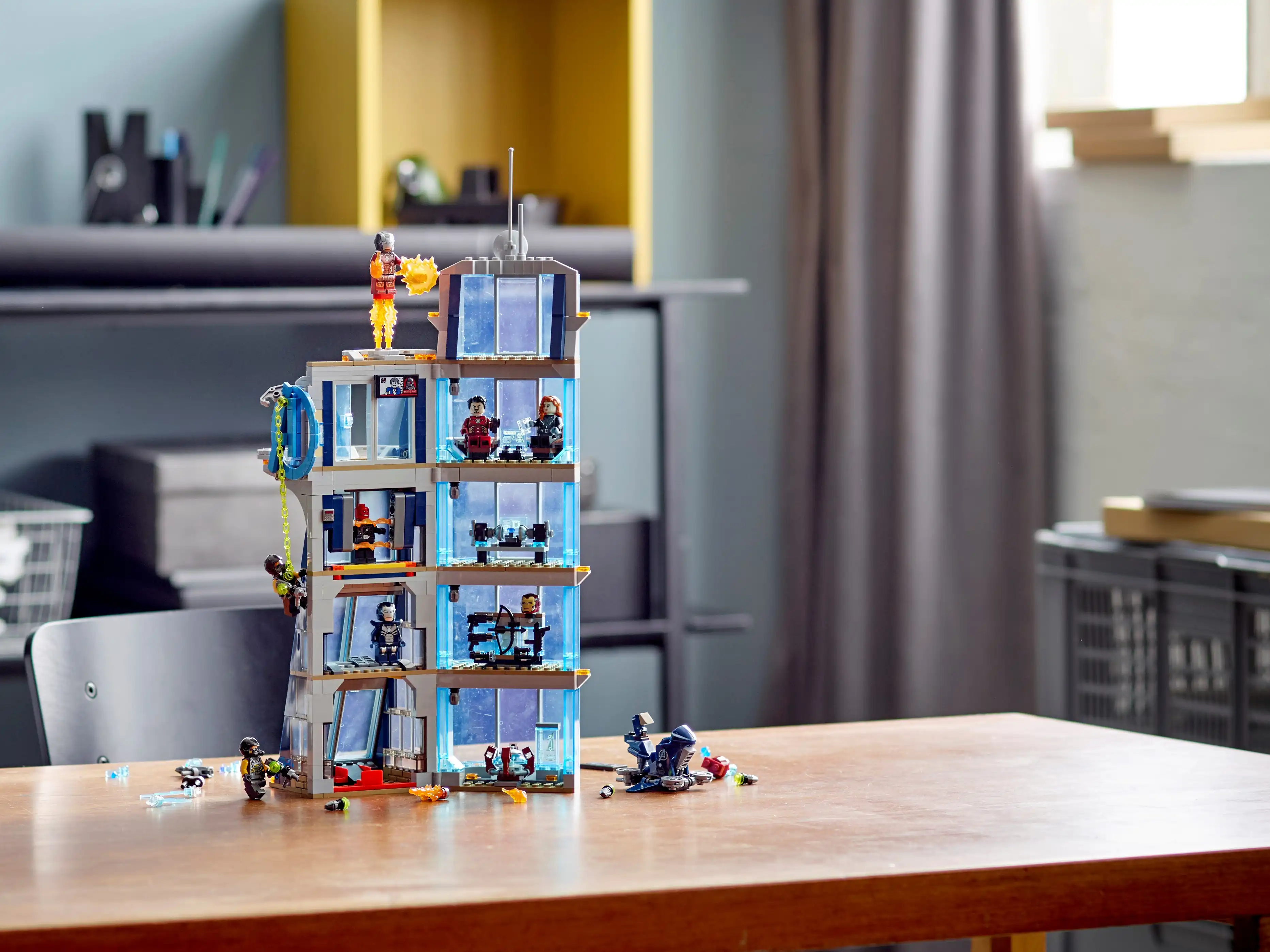Zdjecie zestawu LEGO 76166 Marvel Walka o Wieżę Avengersów 1