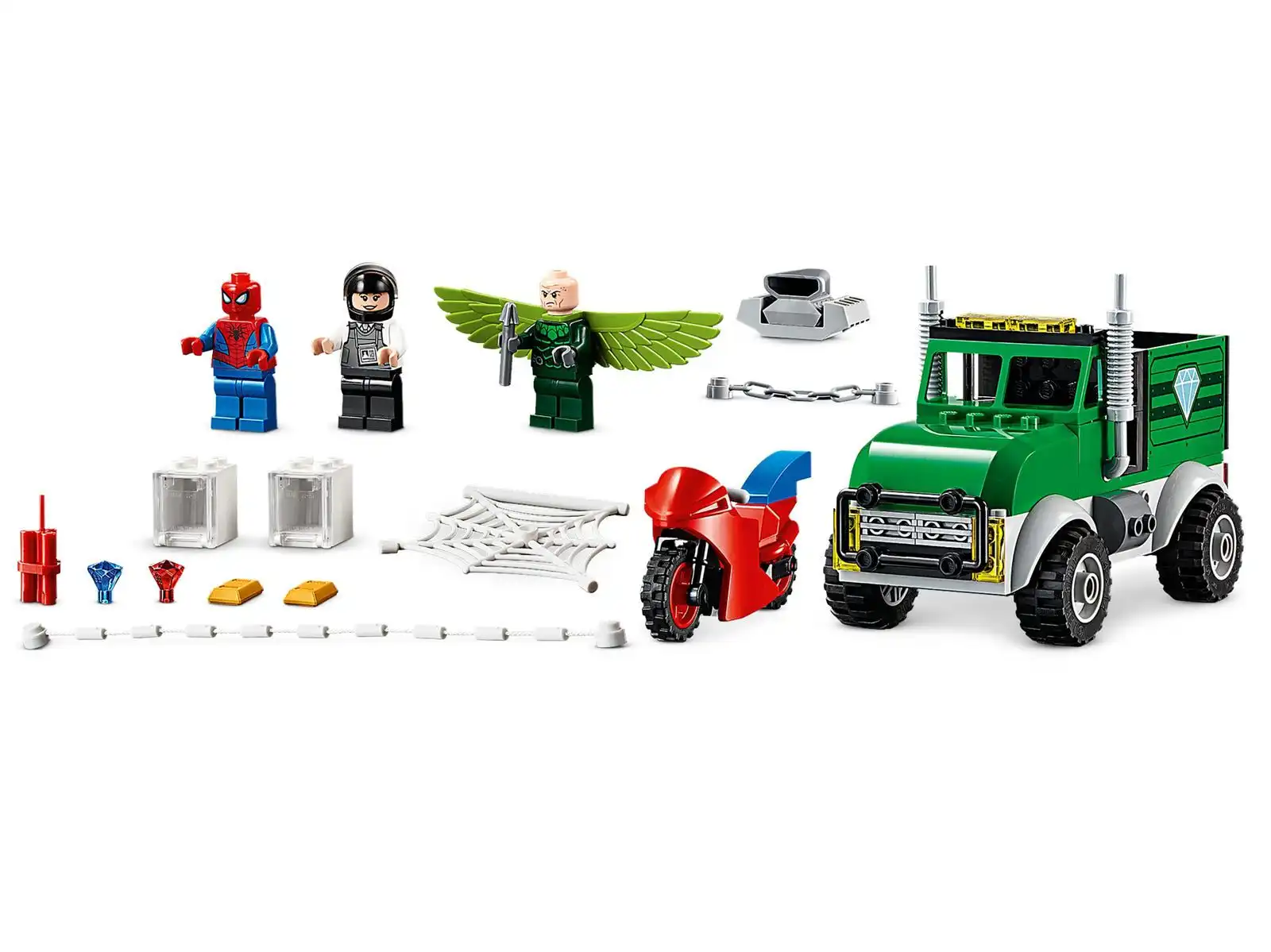 Zdjecie zestawu LEGO 76147 Marvel Napad Sępa na furgonetkę 4