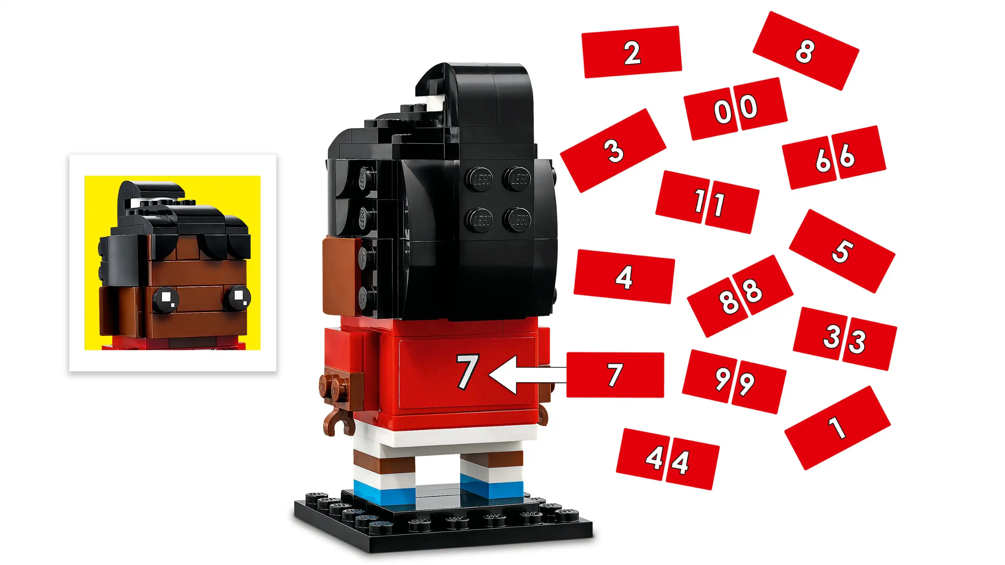 Zdjecie zestawu LEGO 40541 BrickHeadz Portret z klocków - Manchester United 1