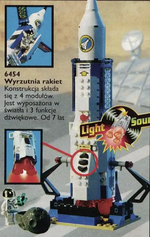 Zdjecie zestawu LEGO 6454 Town Wyrzutnia rakiet 1