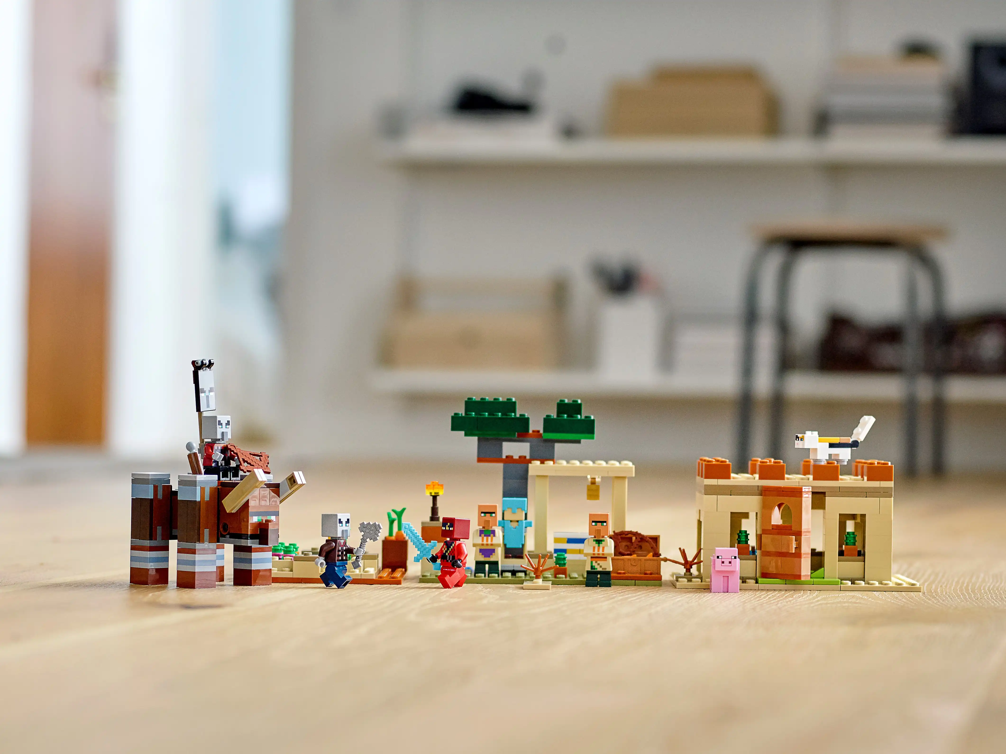 Zdjecie zestawu LEGO 21160 Minecraft Najazd złosadników 1